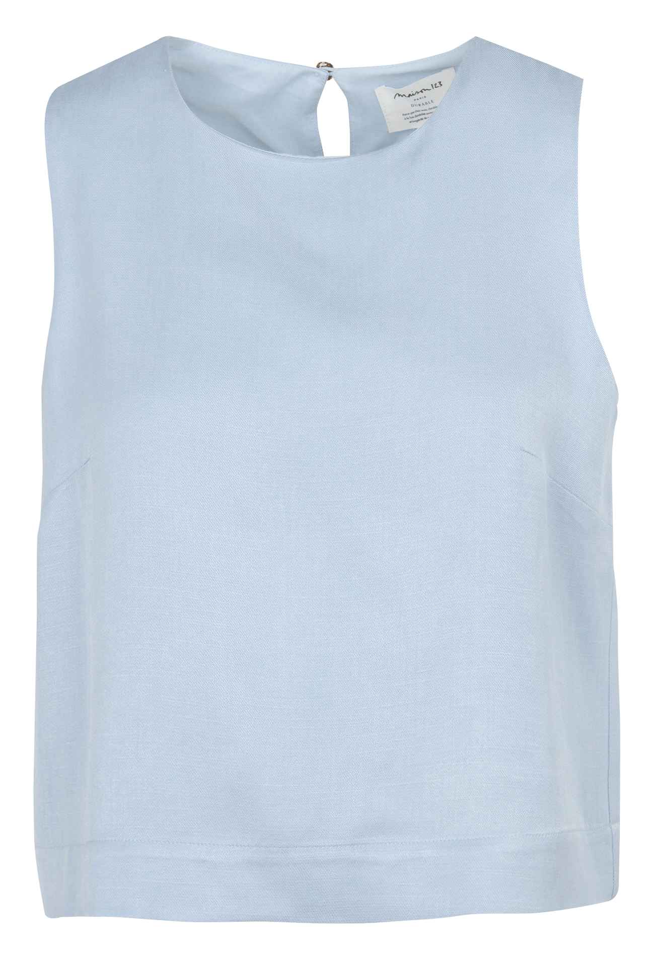 Rundhals-Top MAISON 123 Blau