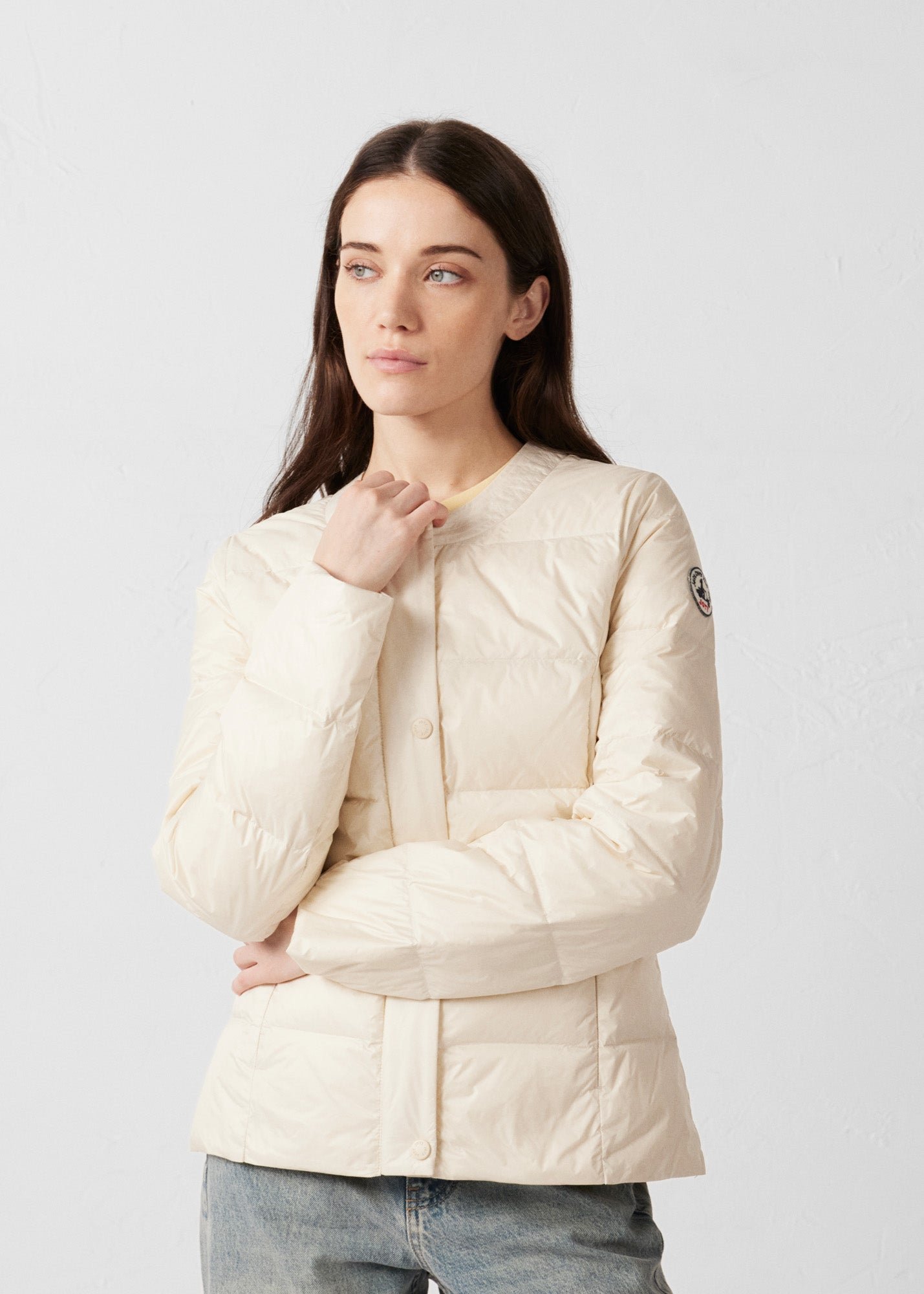 Doudoune inspirée tailleur christy JOTT Blanc