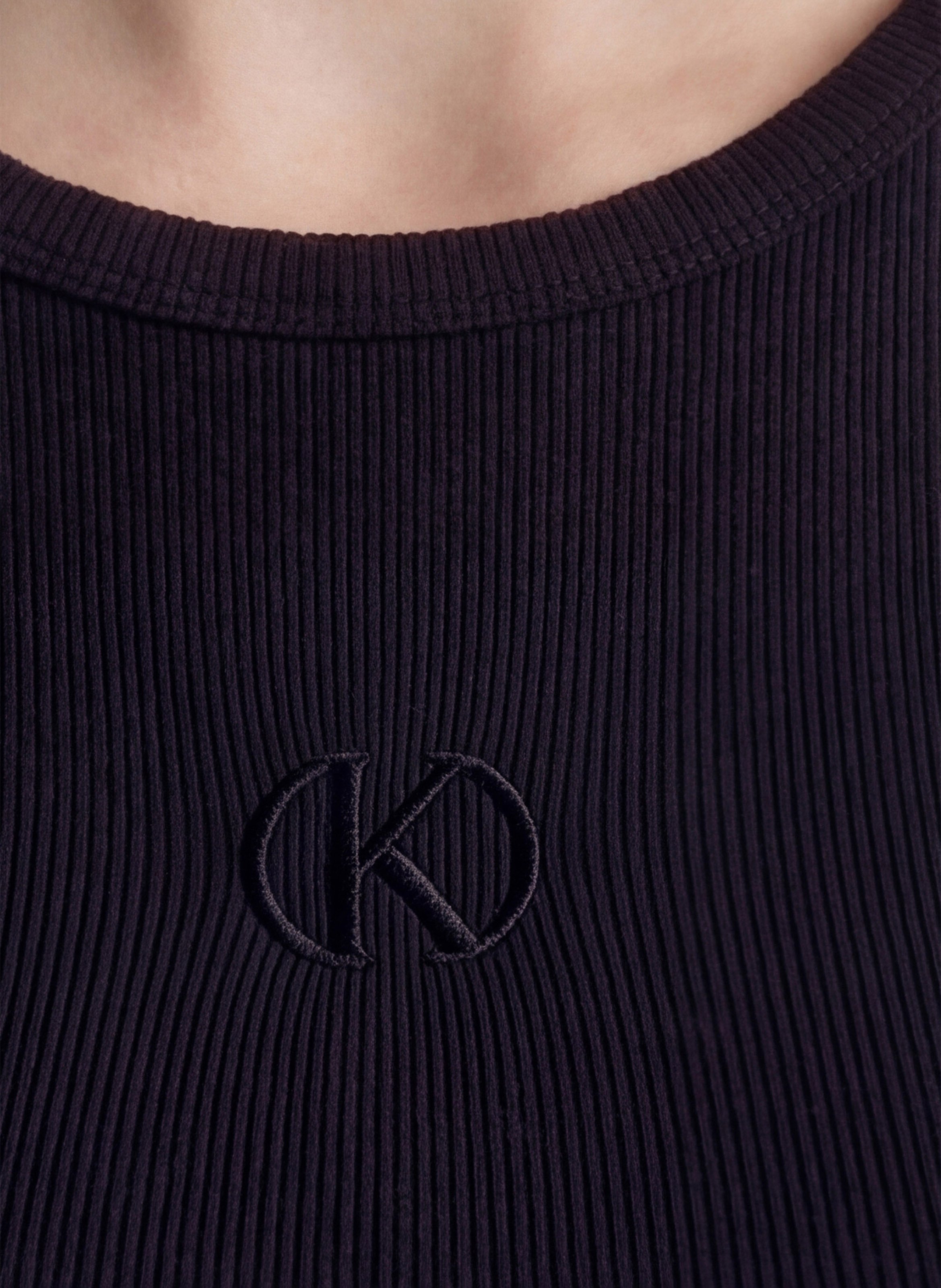 Ribbed slim-fit T-shirt KOOKAI Black