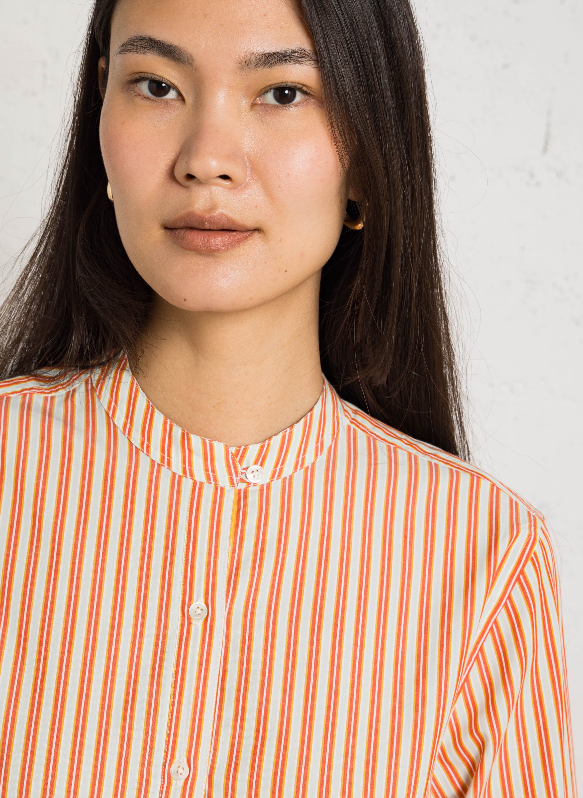 Robe midi col mao  MOISMONT Rouge