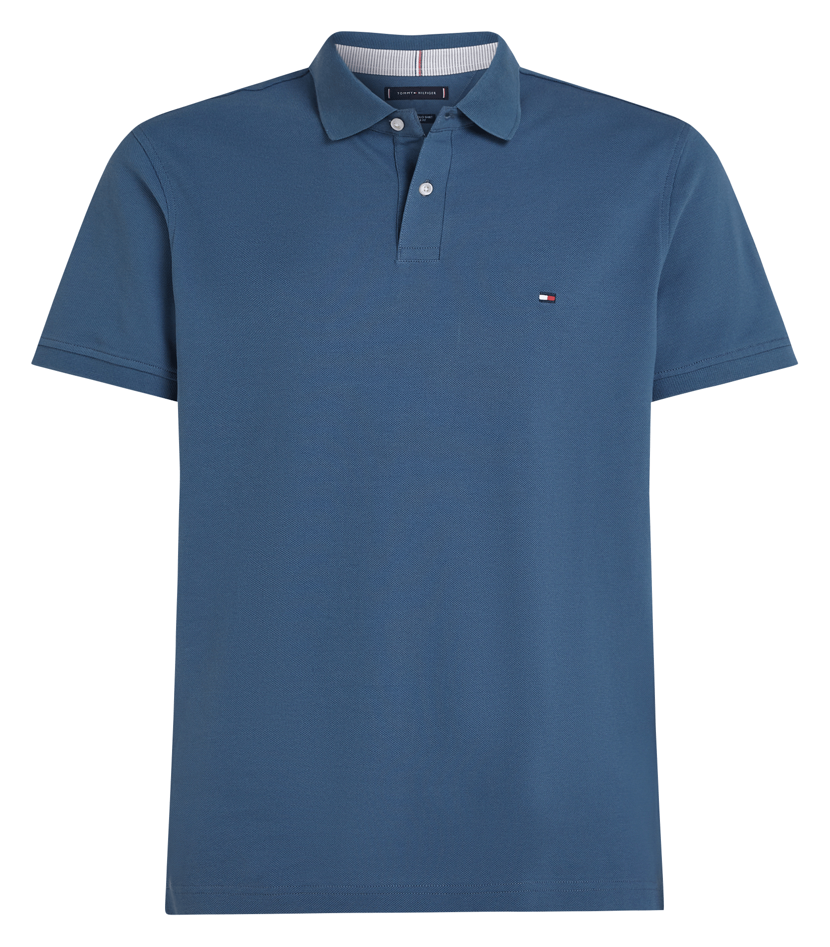Regular-fit polo - biokatoenblend  Aegean sea
