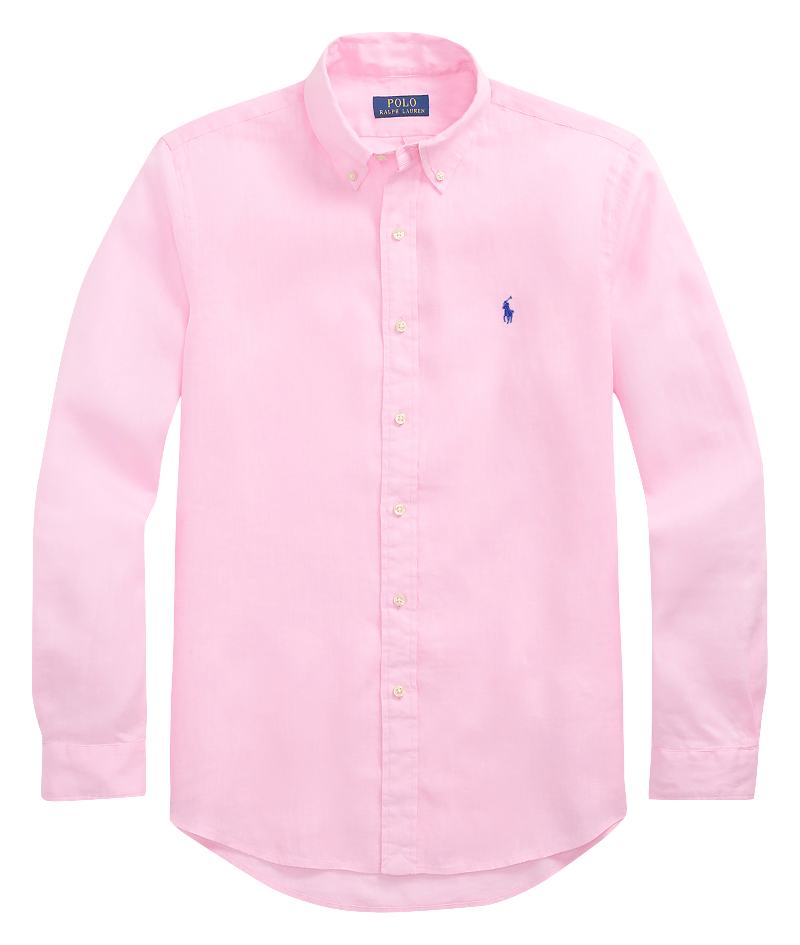 Chemise regular en lin POLO RALPH LAUREN Rose