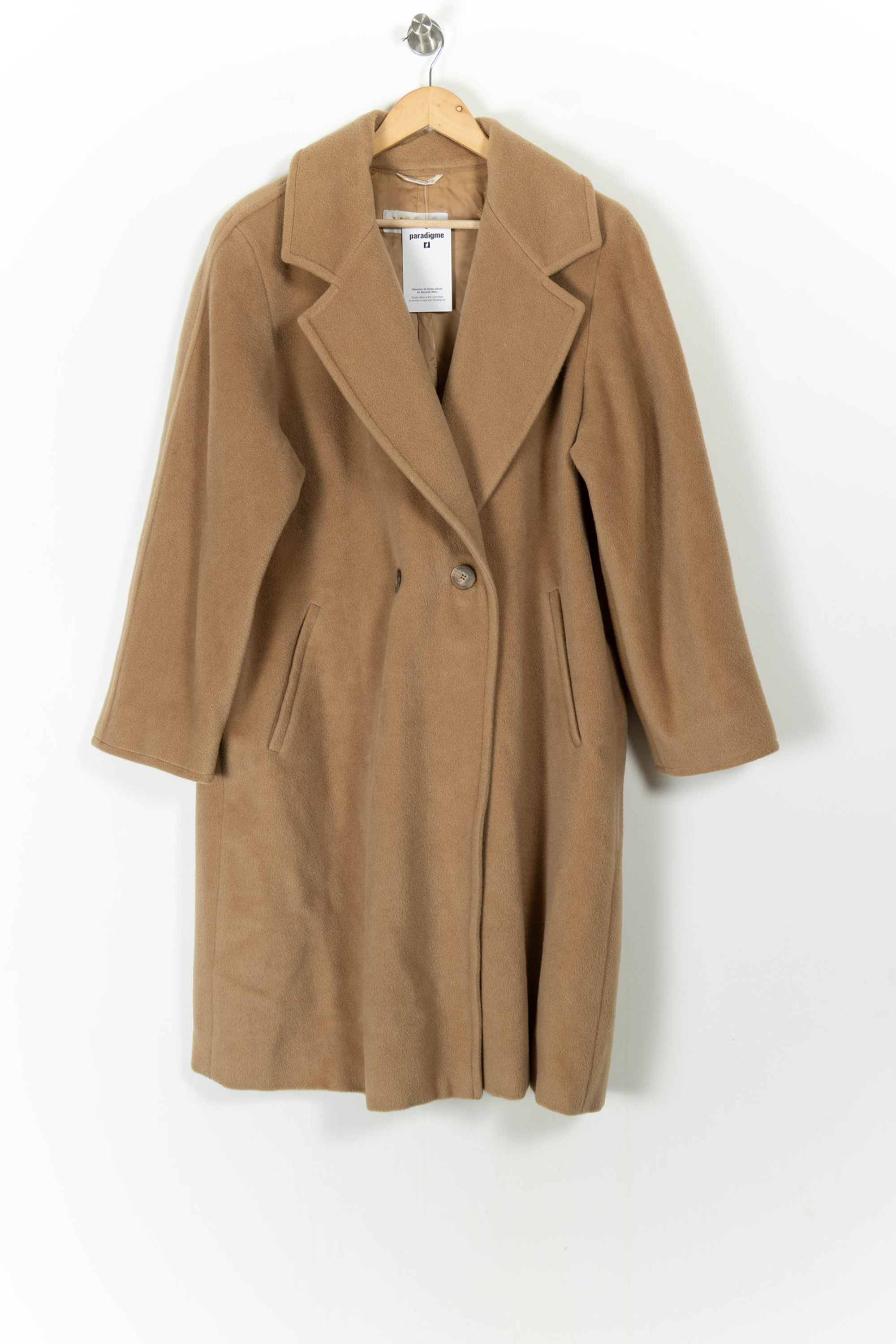 Long coat MAX MARA - Seconde Main Brown
