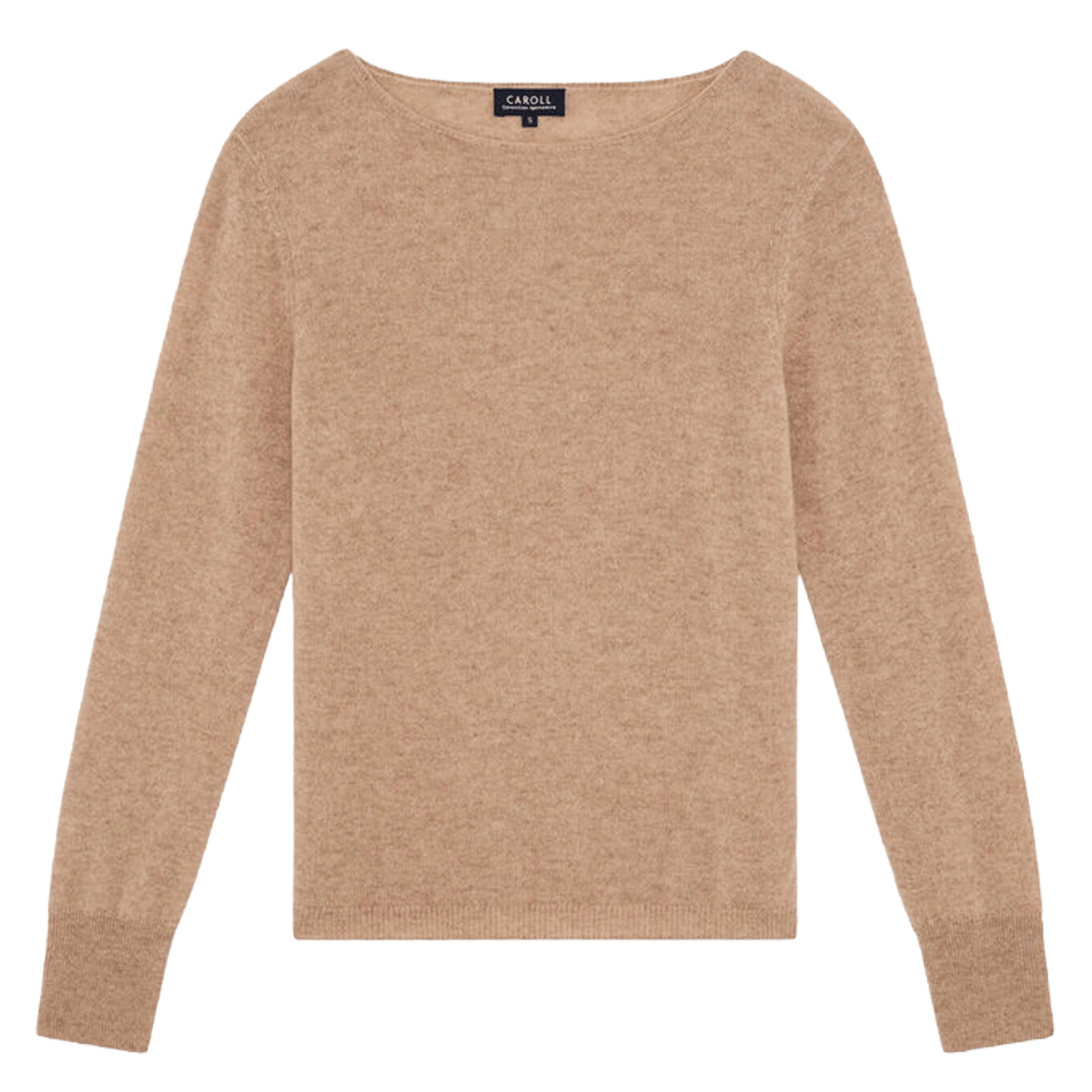 Pull en cachemire col bateau | Marron CAROLL Femme