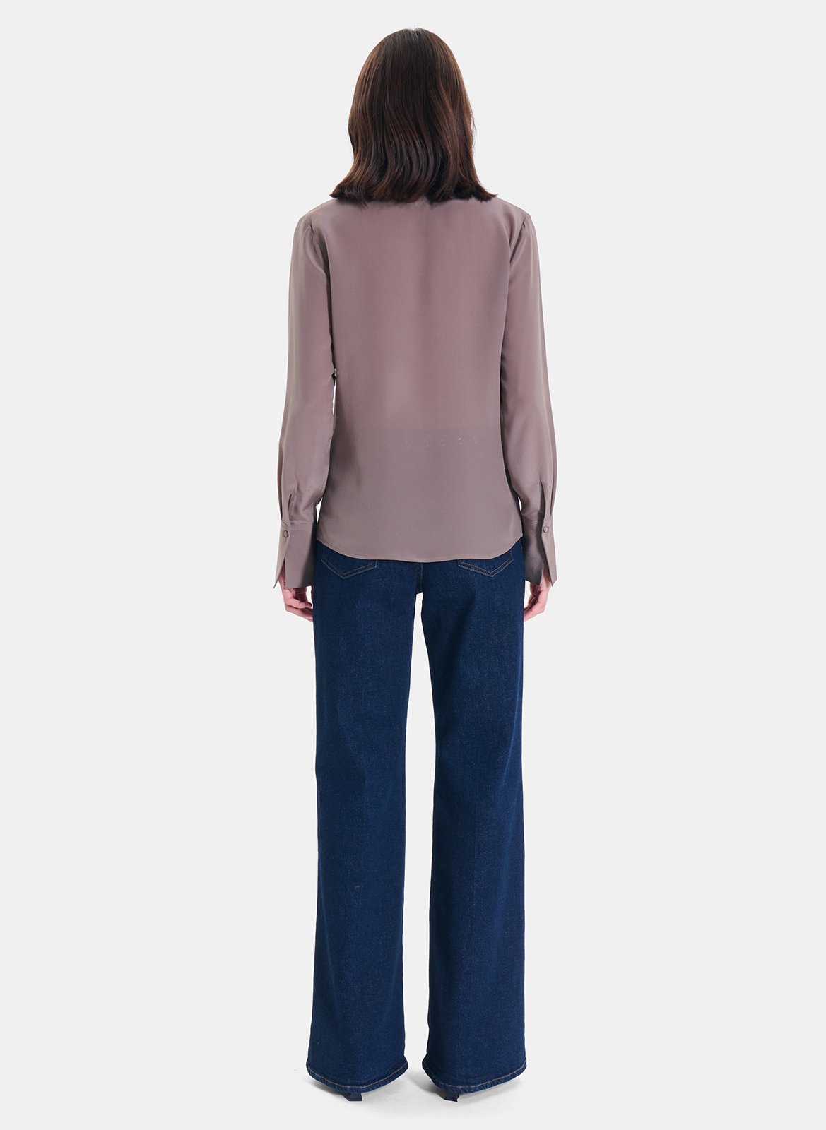 Rechte zijden blouse ZAPA Grijs
