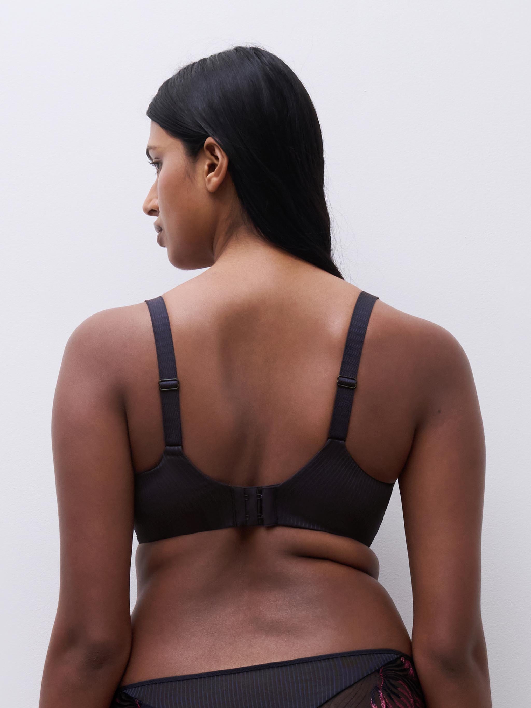 Very supportive embroidered bra | Grey CHANTELLE Women