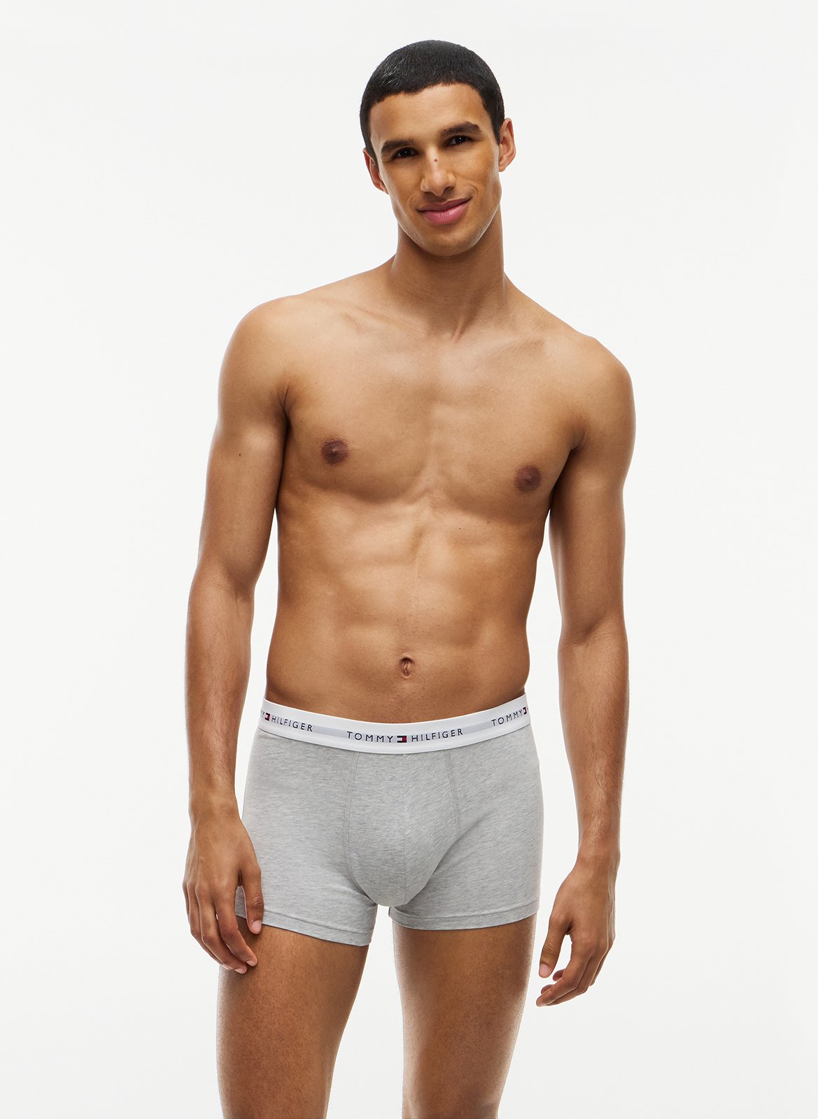 Lot de 3 boxers en coton mélangé TOMMY HILFIGER Rouge