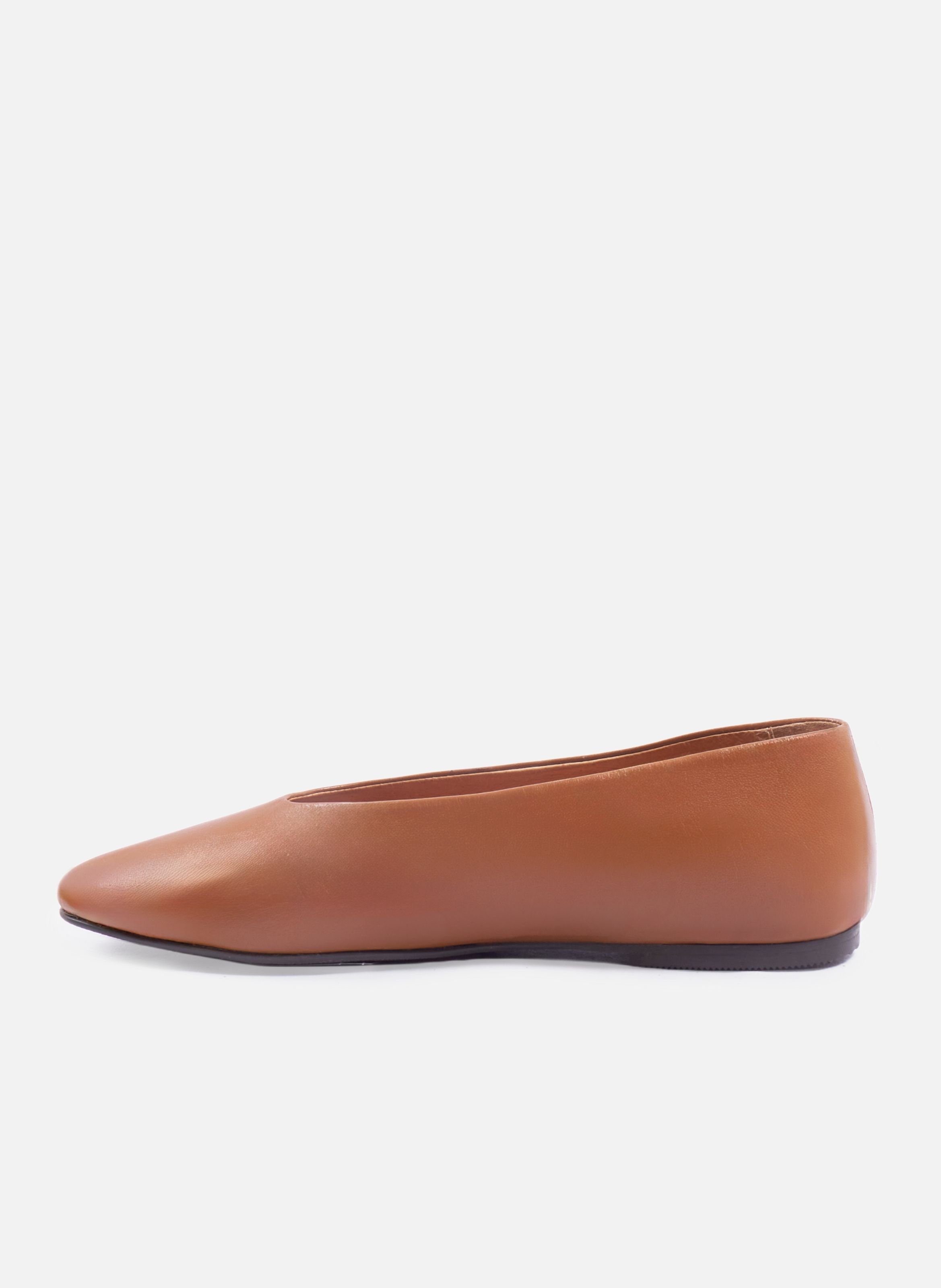 Ballerines souples paola leather | Brown JULES & JENN Women