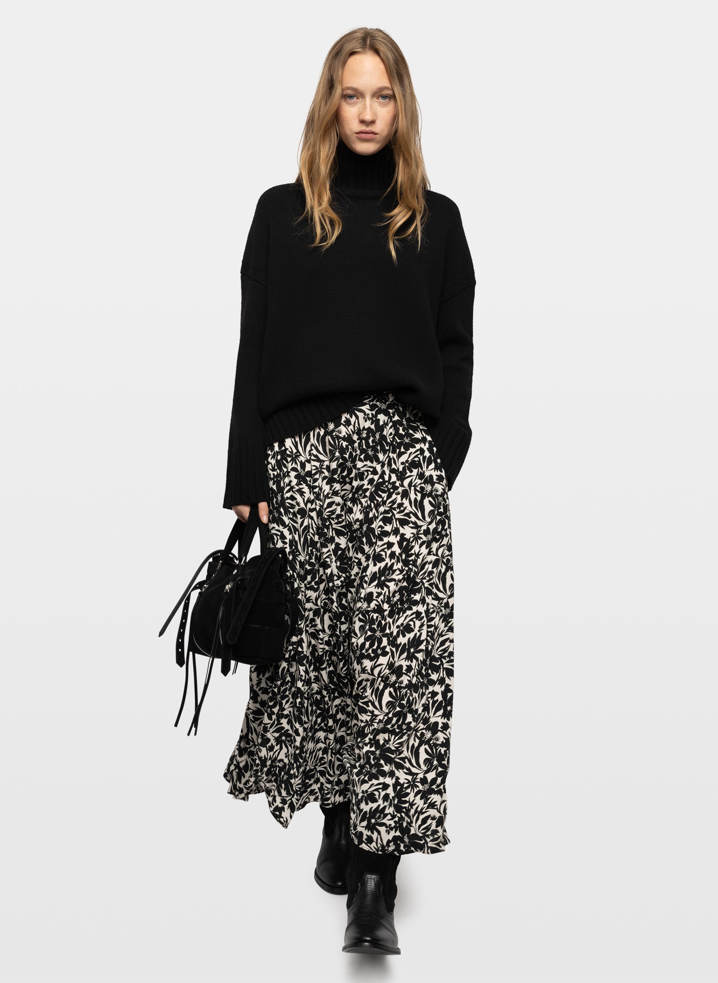 Maxirock mit Print ZADIG&VOLTAIRE Schwarz
