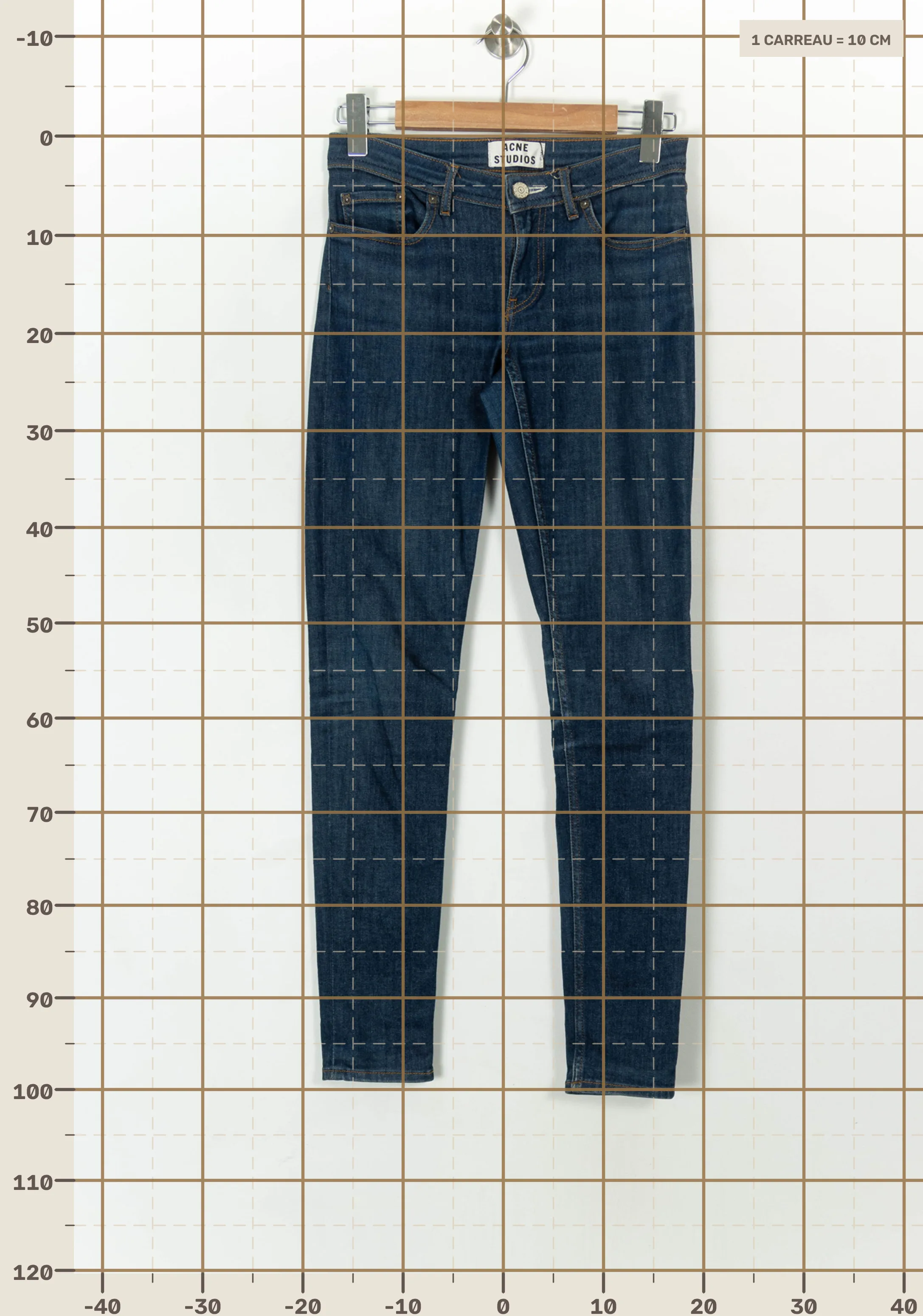 Jeans ACNE STUDIOS - Seconde Main Blue