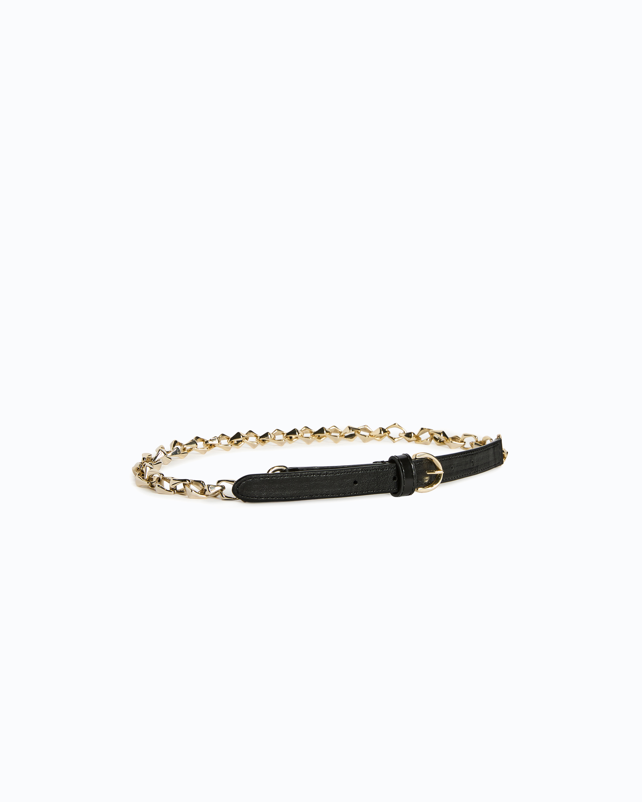 Ceinture avec empiècement en chaîne 1,5 cm PINKO Multicolore