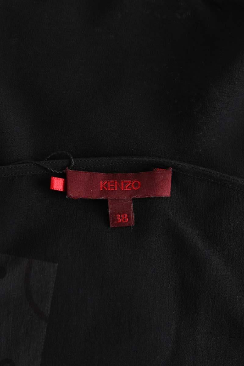 Azawood sleeveless top KENZO - SECONDE MAIN Black