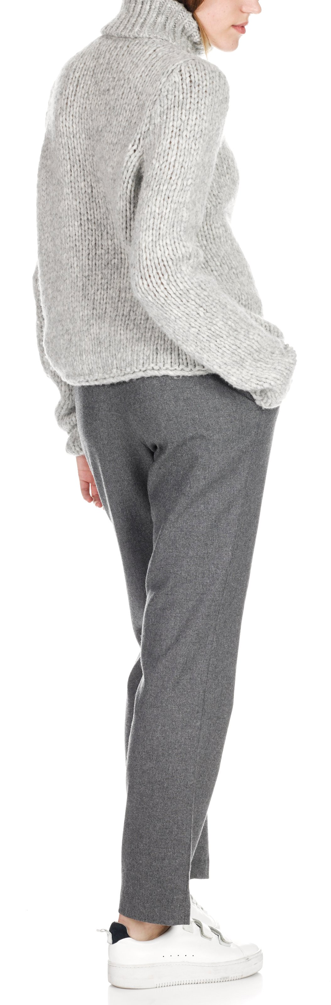 Rifika straight flannel trousers SWILDENS Grey