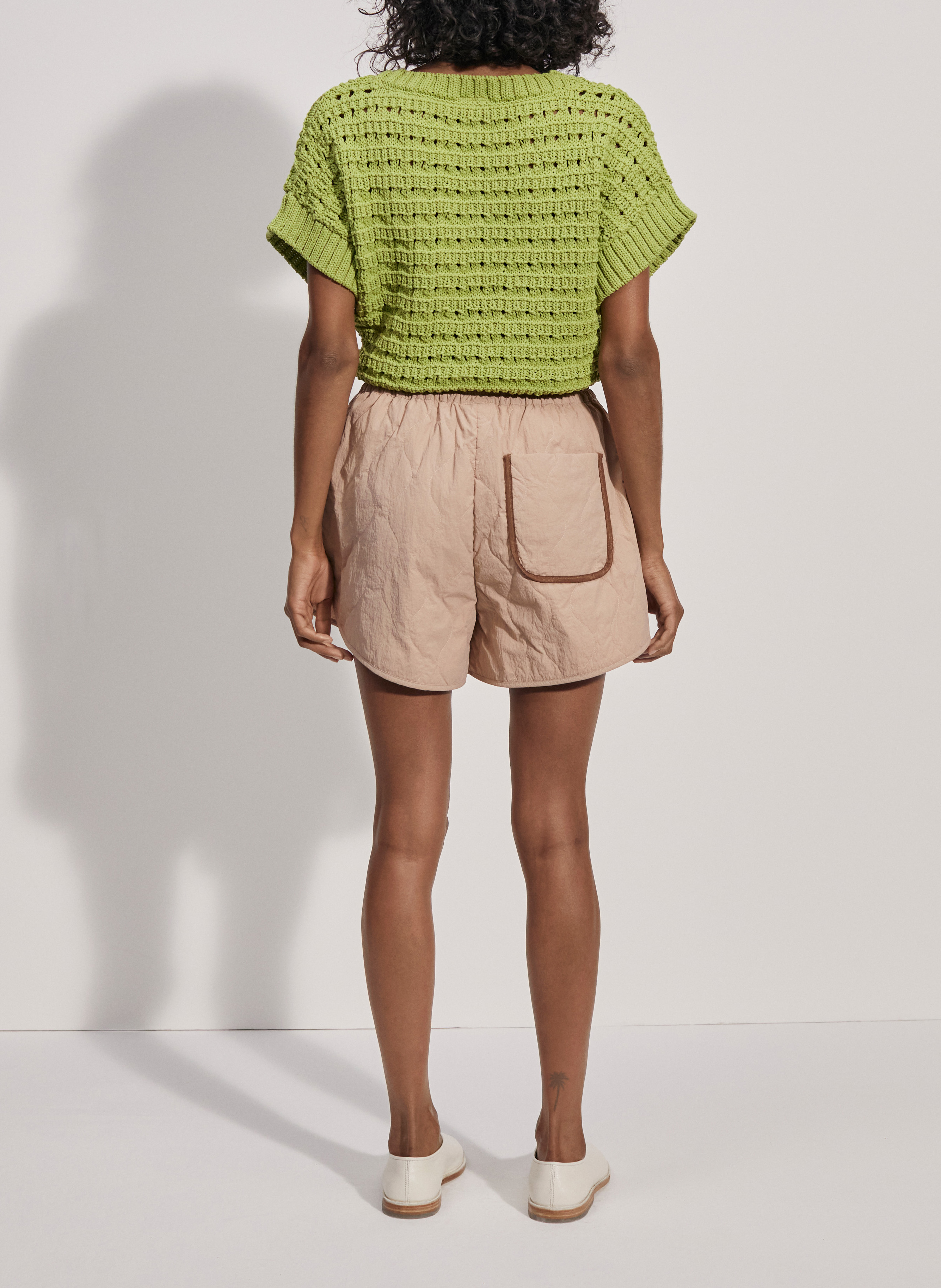 Gerade geschnittene Sweatshorts mit Kordelzug VARLEY Braun