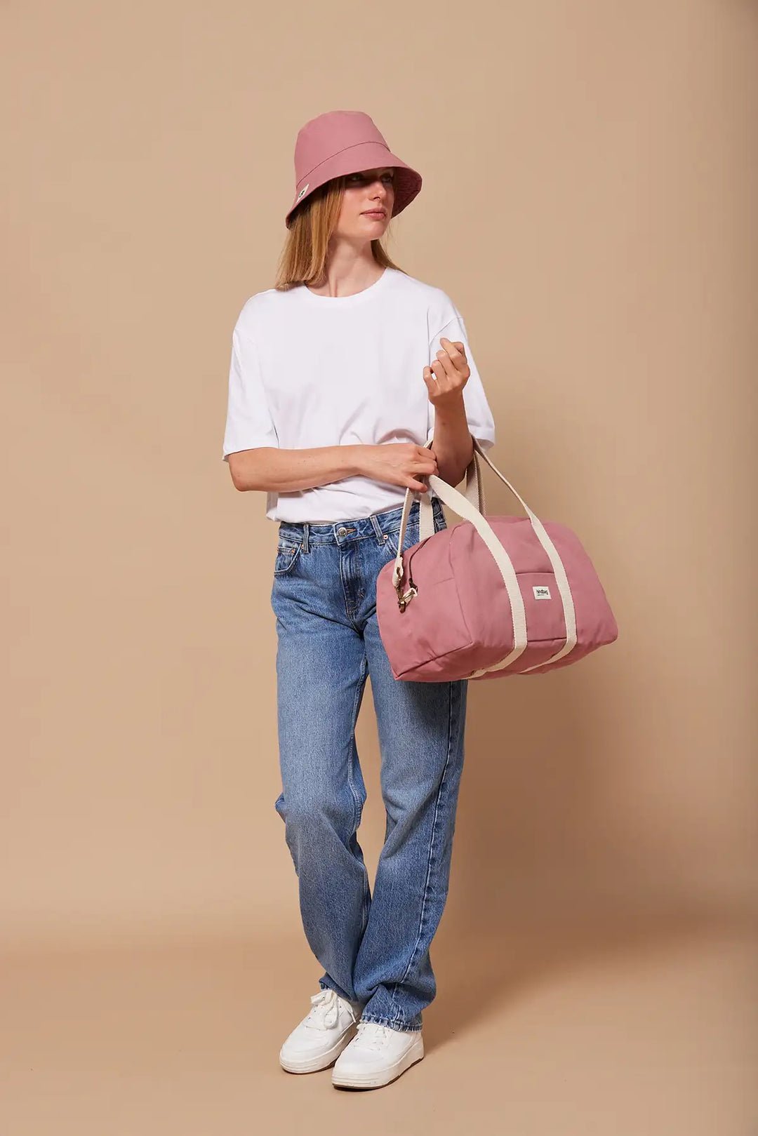 Cotton weekend bag HINDBAG Pink