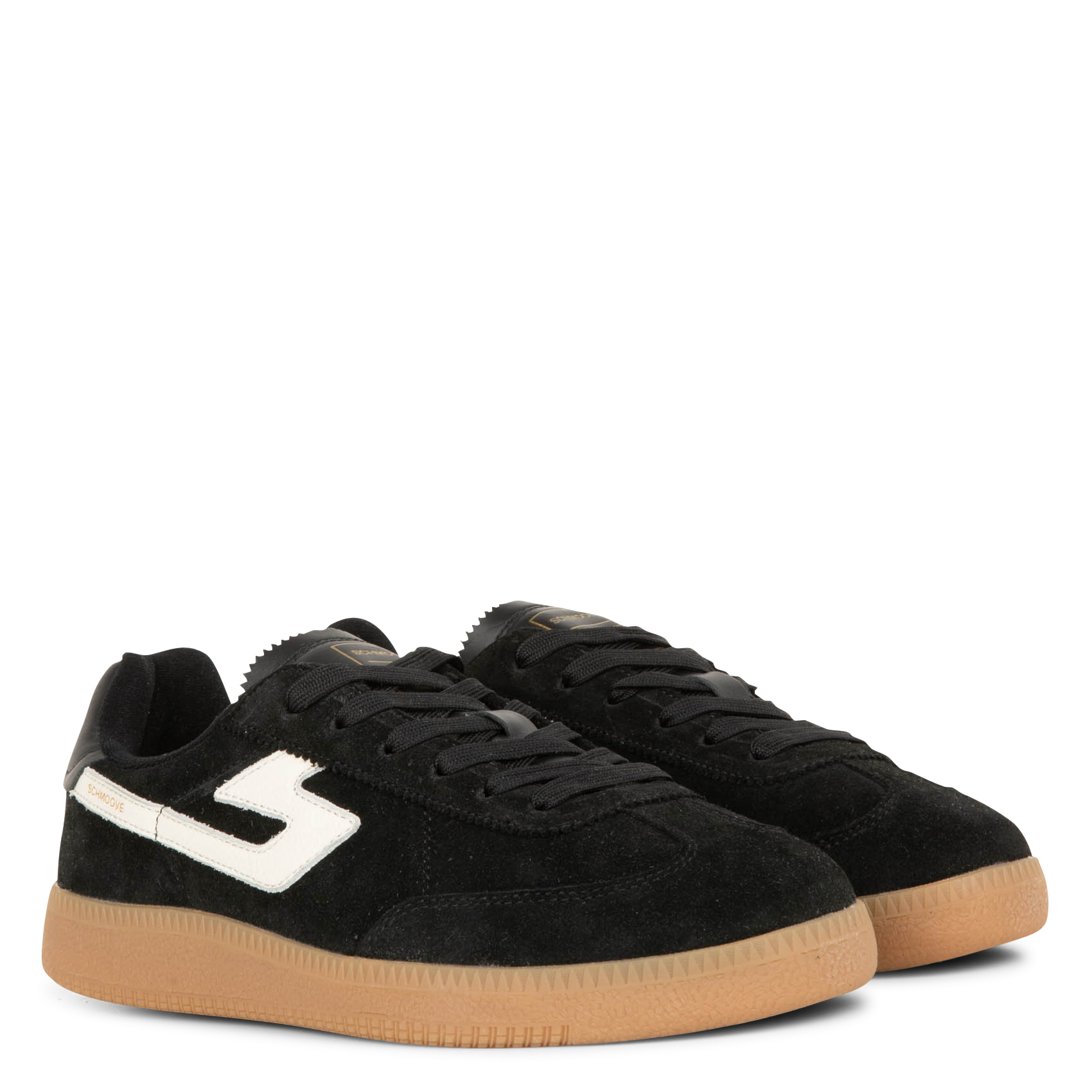 Suede leather low-top sneakers SCHMOOVE Multicolored