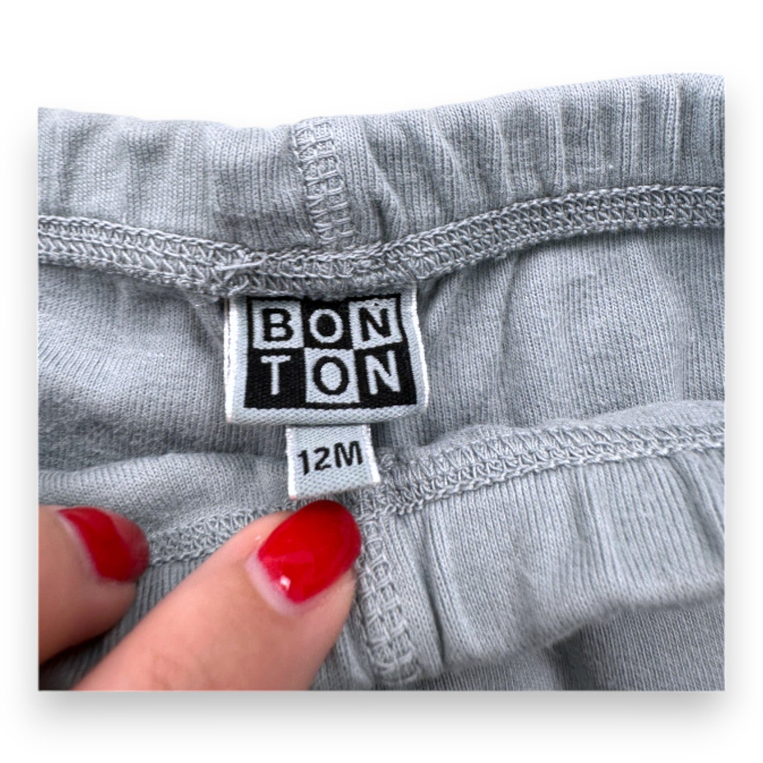 Green baby pants - 12 months BONTON - Seconde Main Green