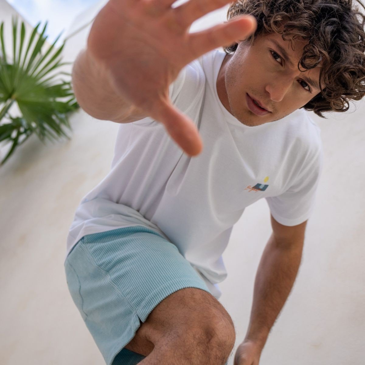 Ridge velvet shorts BILLYBELT Blue