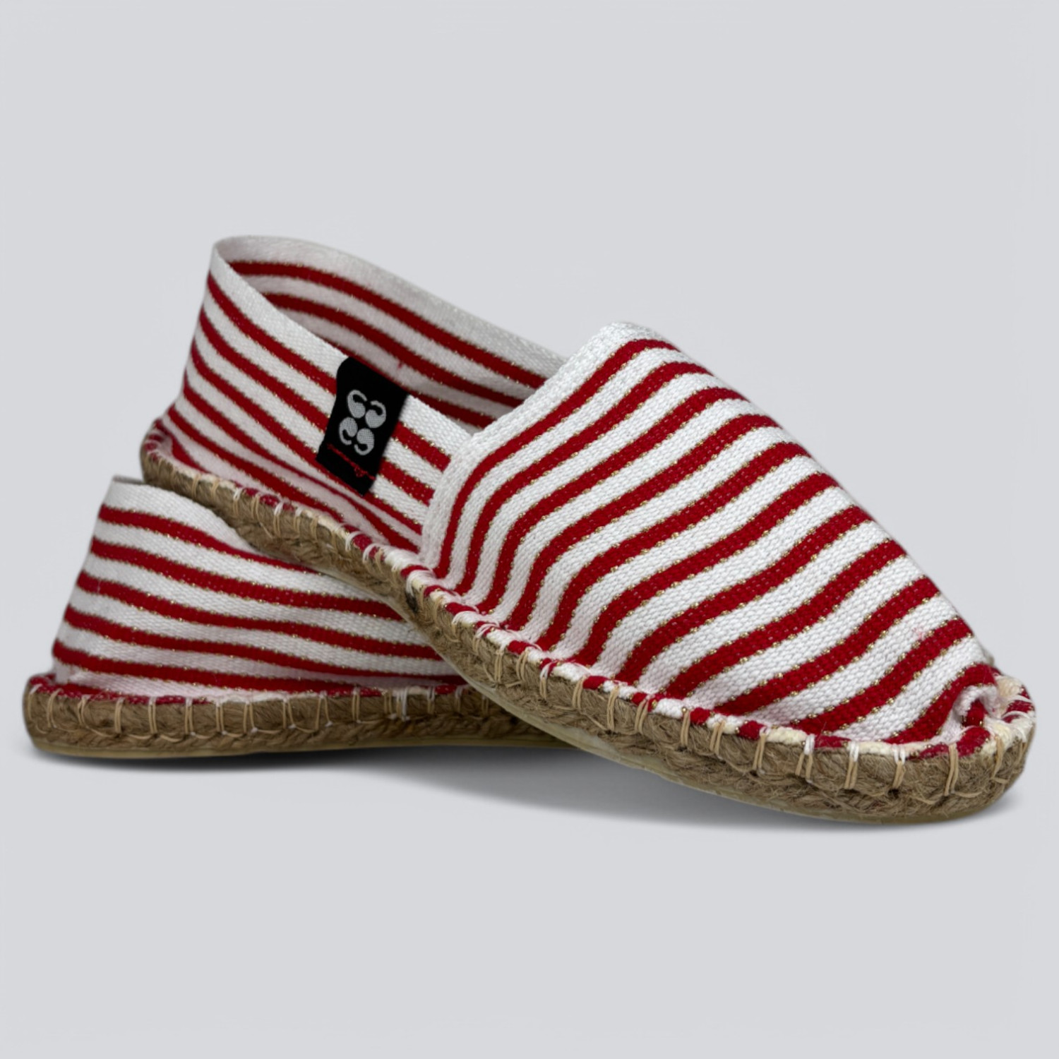 Striped espadrilles ART OF SOULE Red