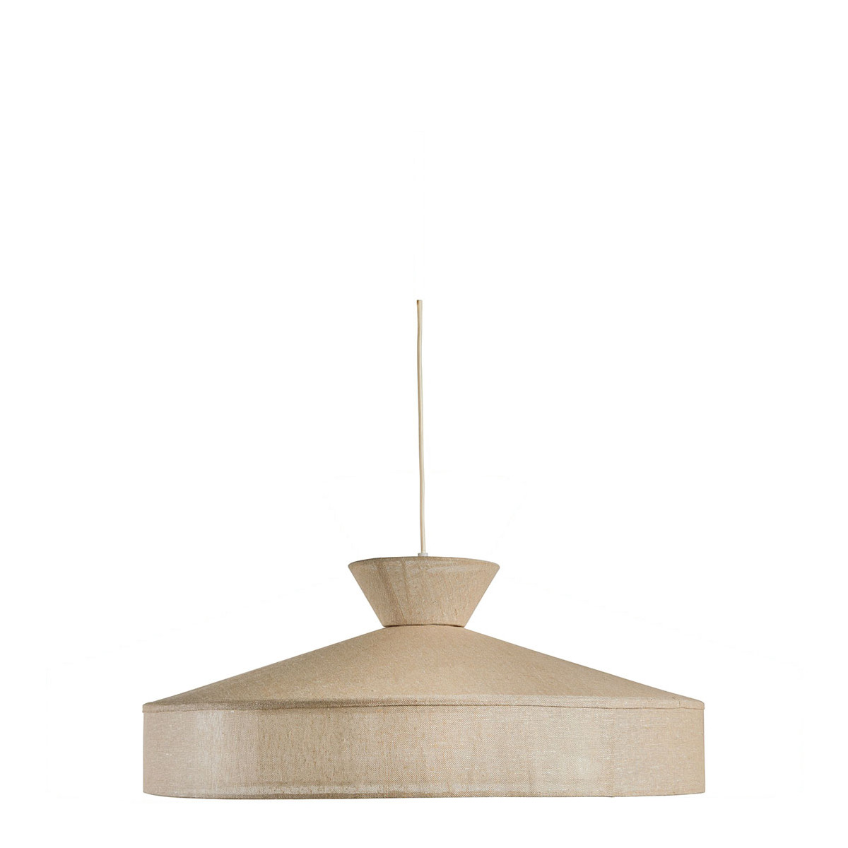 Jute canvas pendant light BLANC D'IVOIRE White