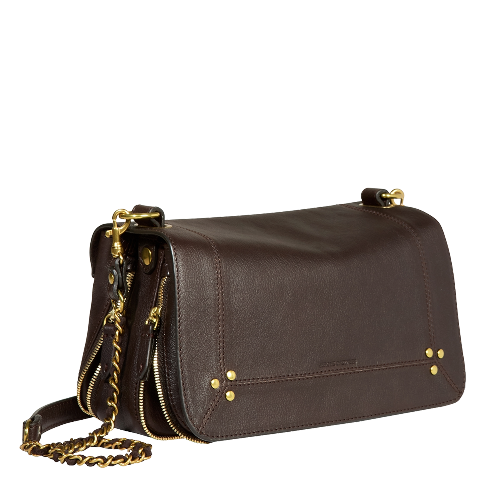 Dori leather shoulder bag JEROME DREYFUSS Brown