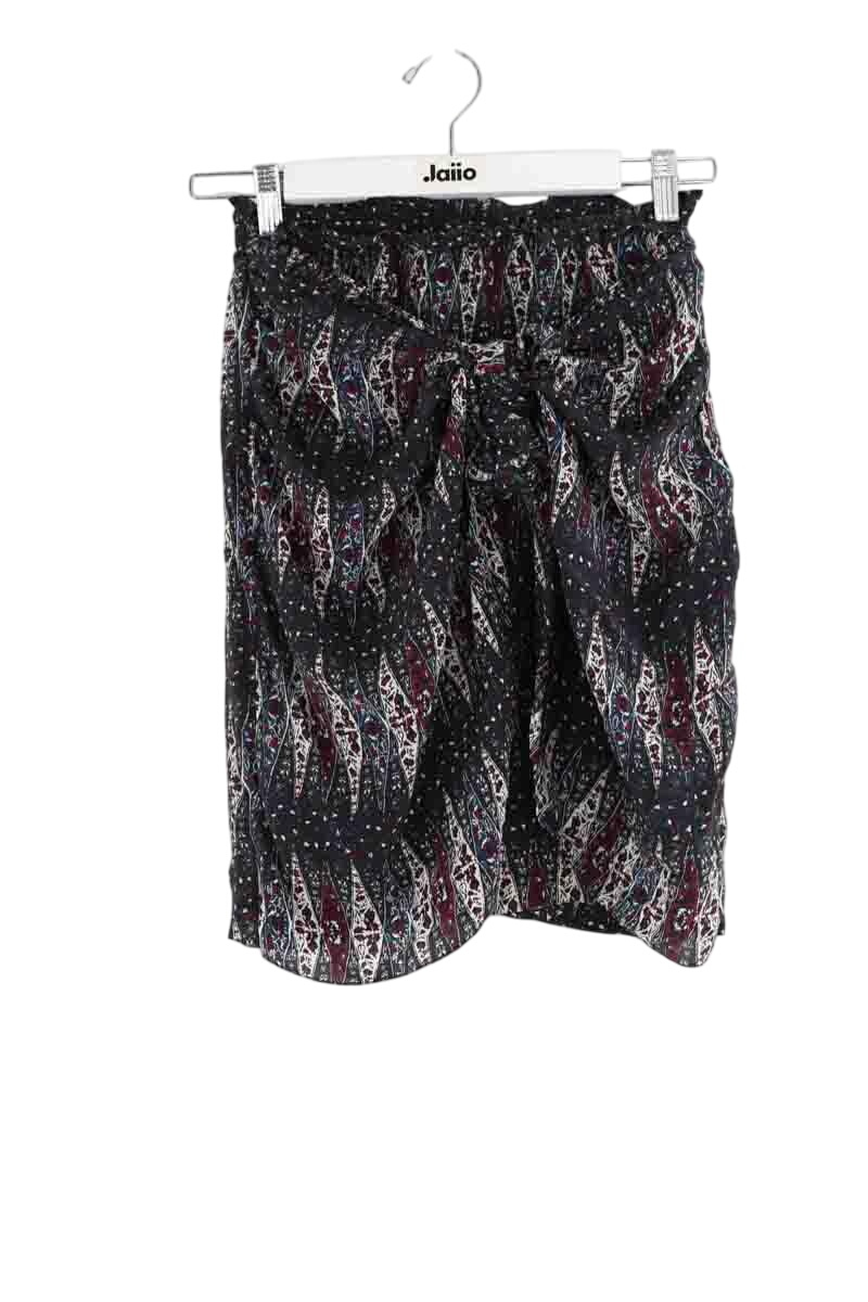Silk mini-skirt ISABEL MARANT ÉTOILE - SECONDE MAIN Black
