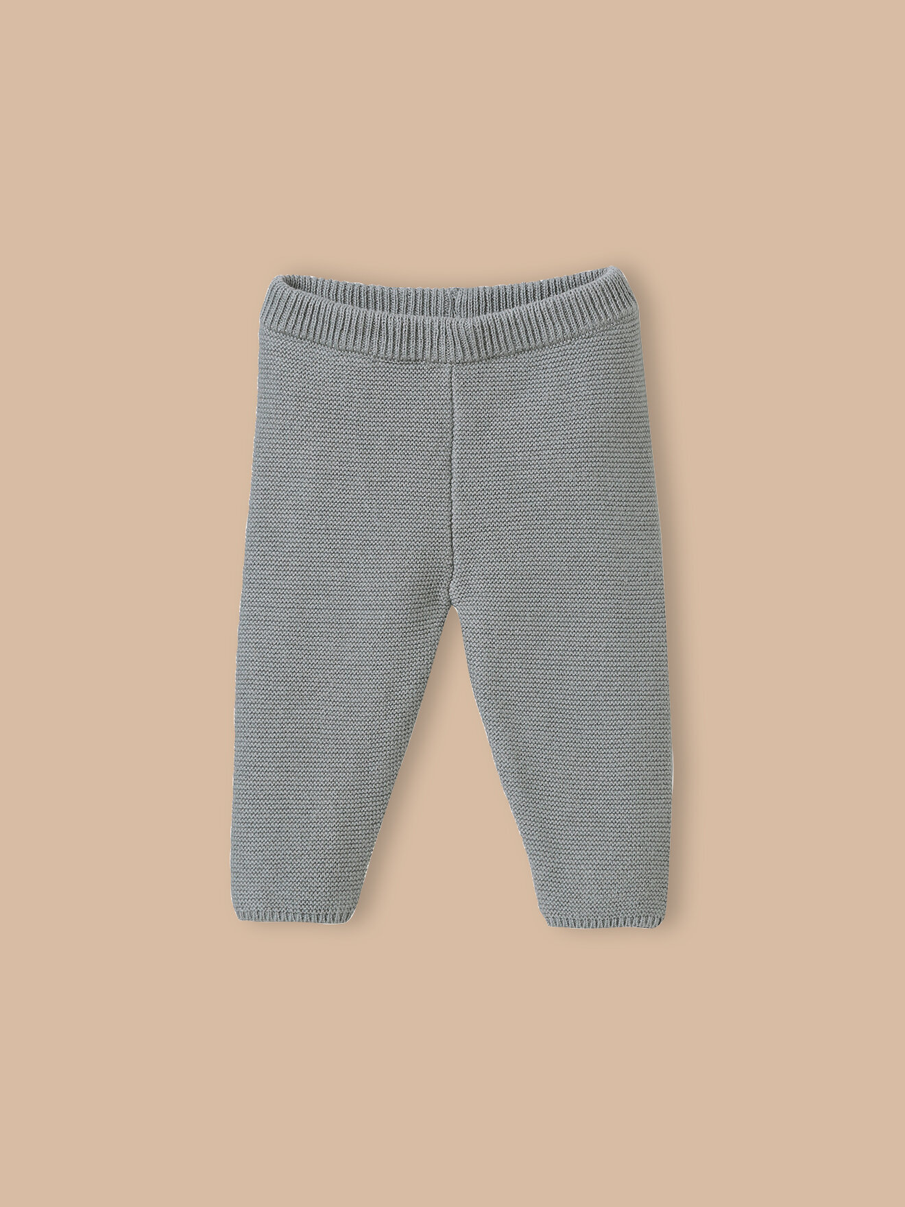 Organic cotton and wool leggings CYRILLUS Green