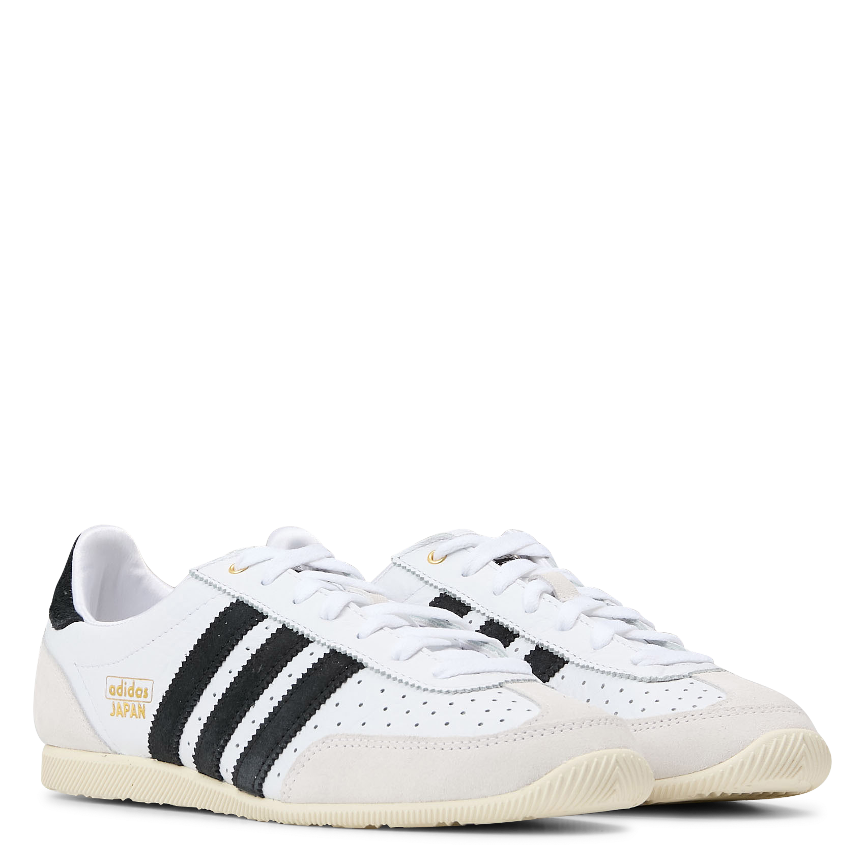 Baskets basses en cuir ADIDAS Blanc