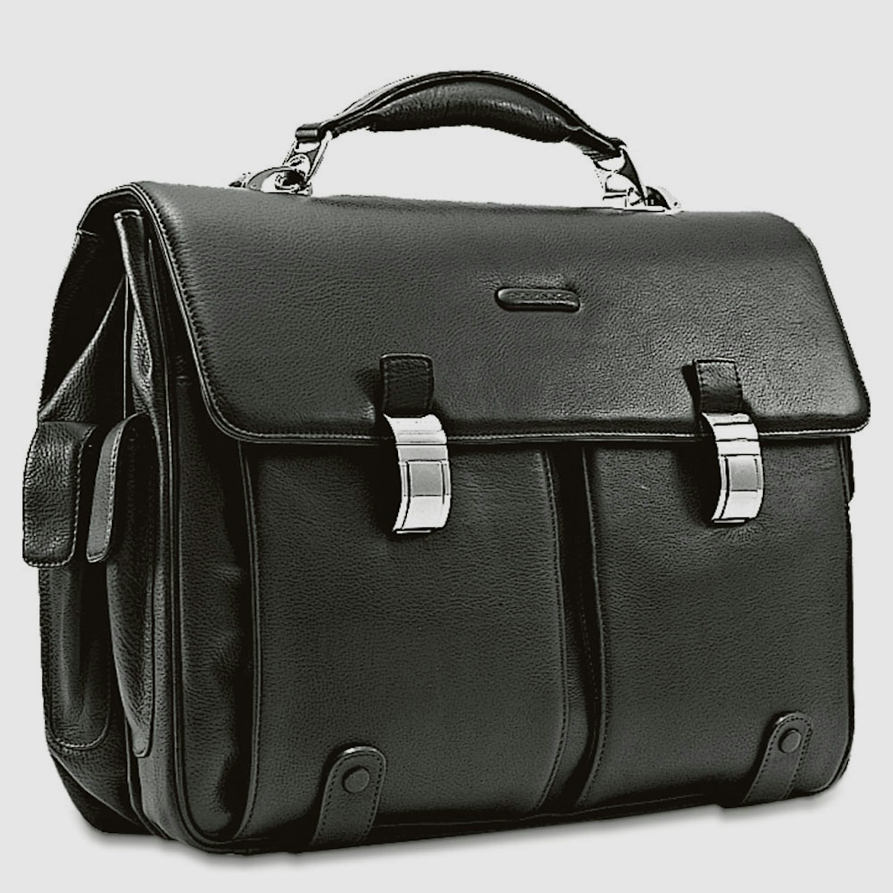 Bag for computer and iPad® adaptable to backpack with shockproof protection PIQUADRO Black