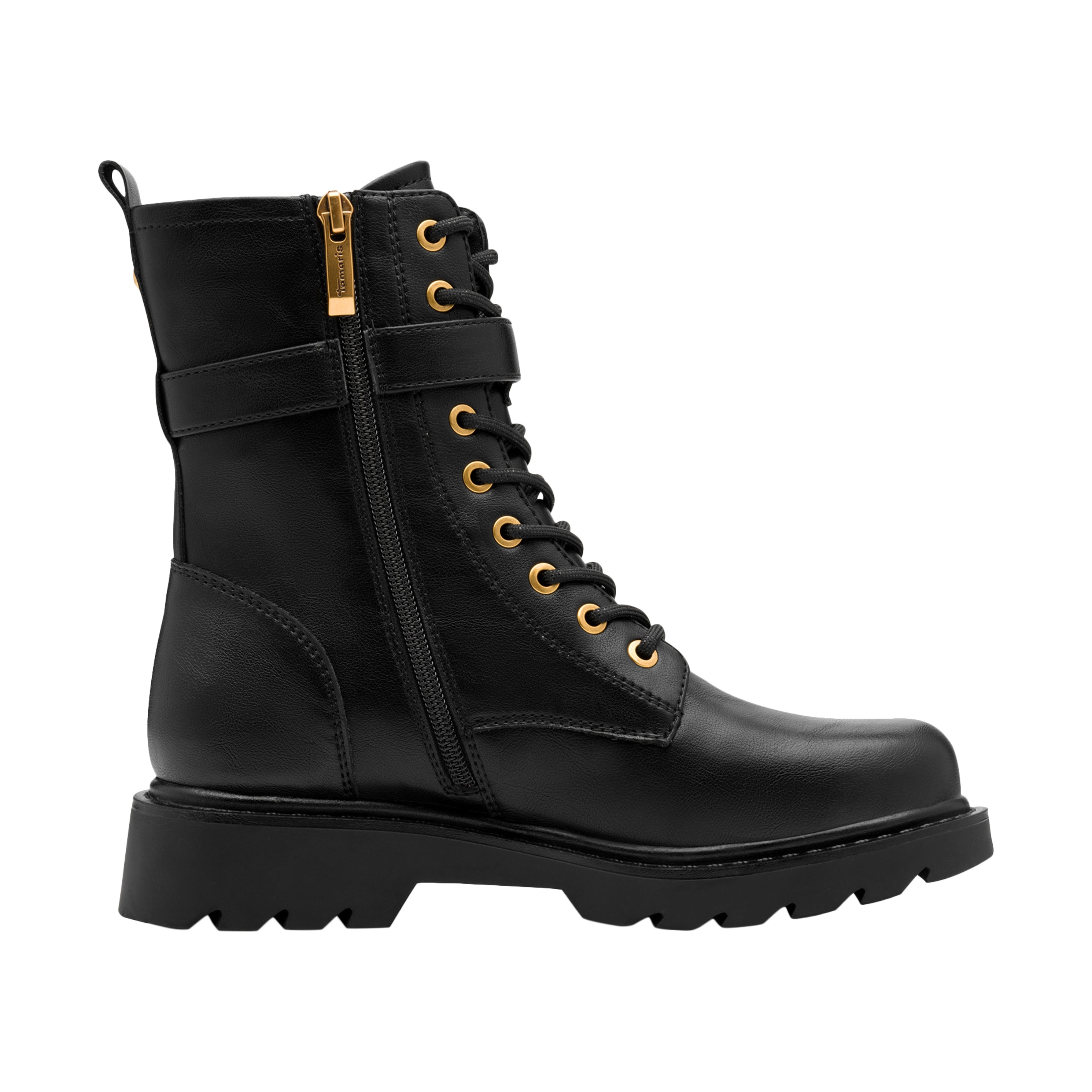 Lace-up ankle boots TAMARIS Black