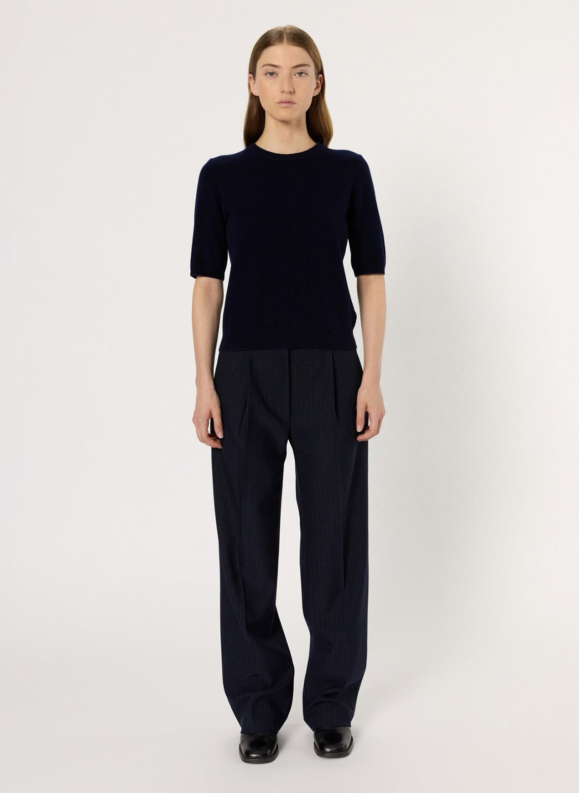 Pull col rond en laine  GERARD DAREL Bleu