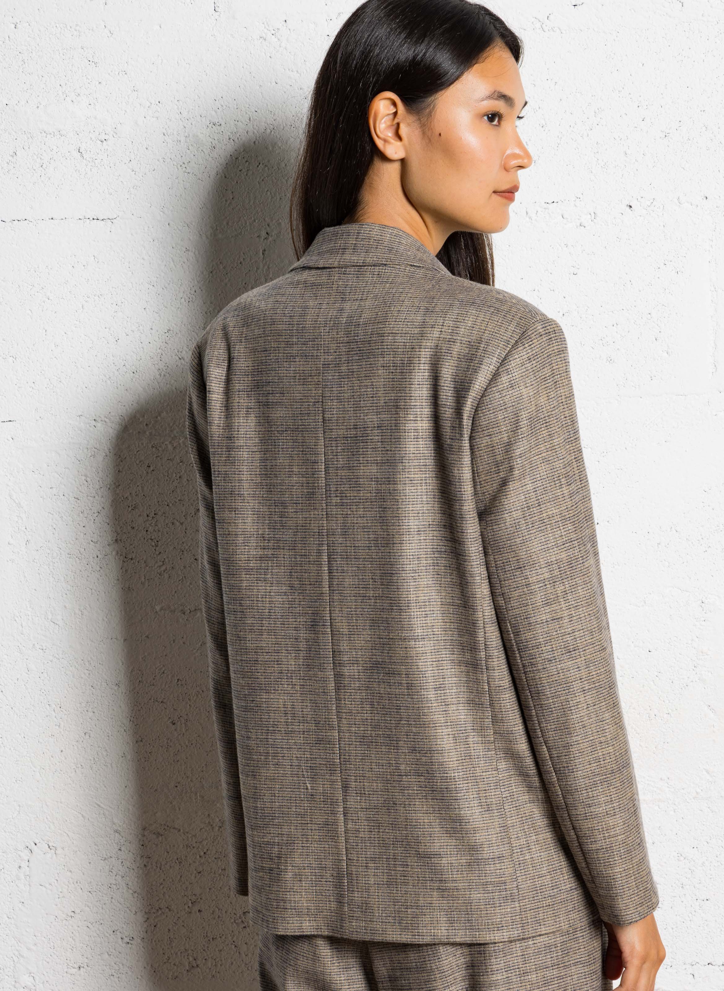 Printed blazer BELLA JONES Brown