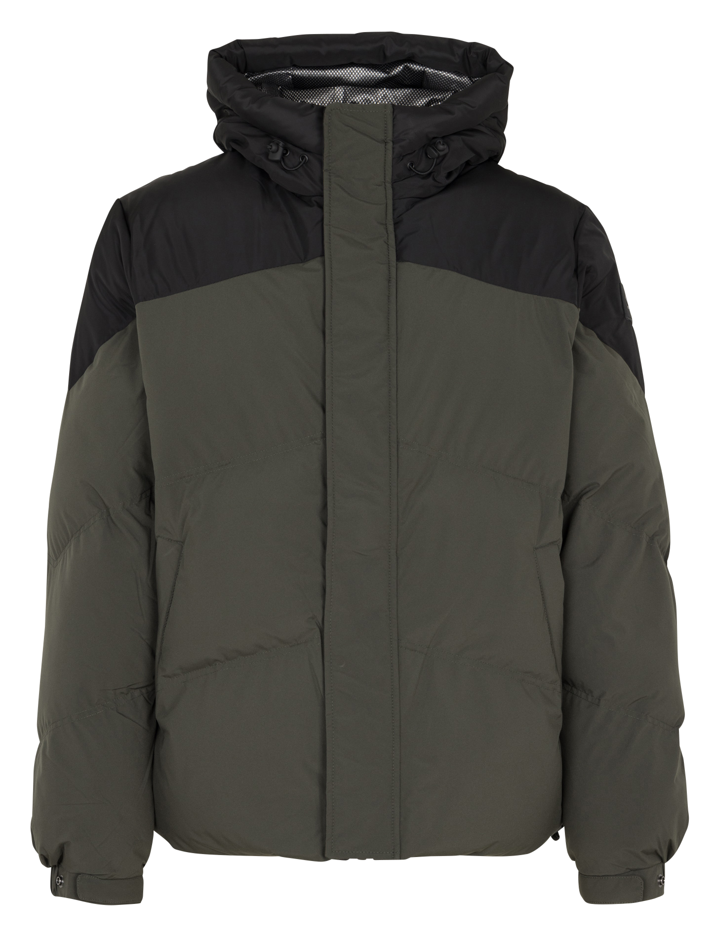 Doudoune matelassée avec capuche SCHOTT Noir