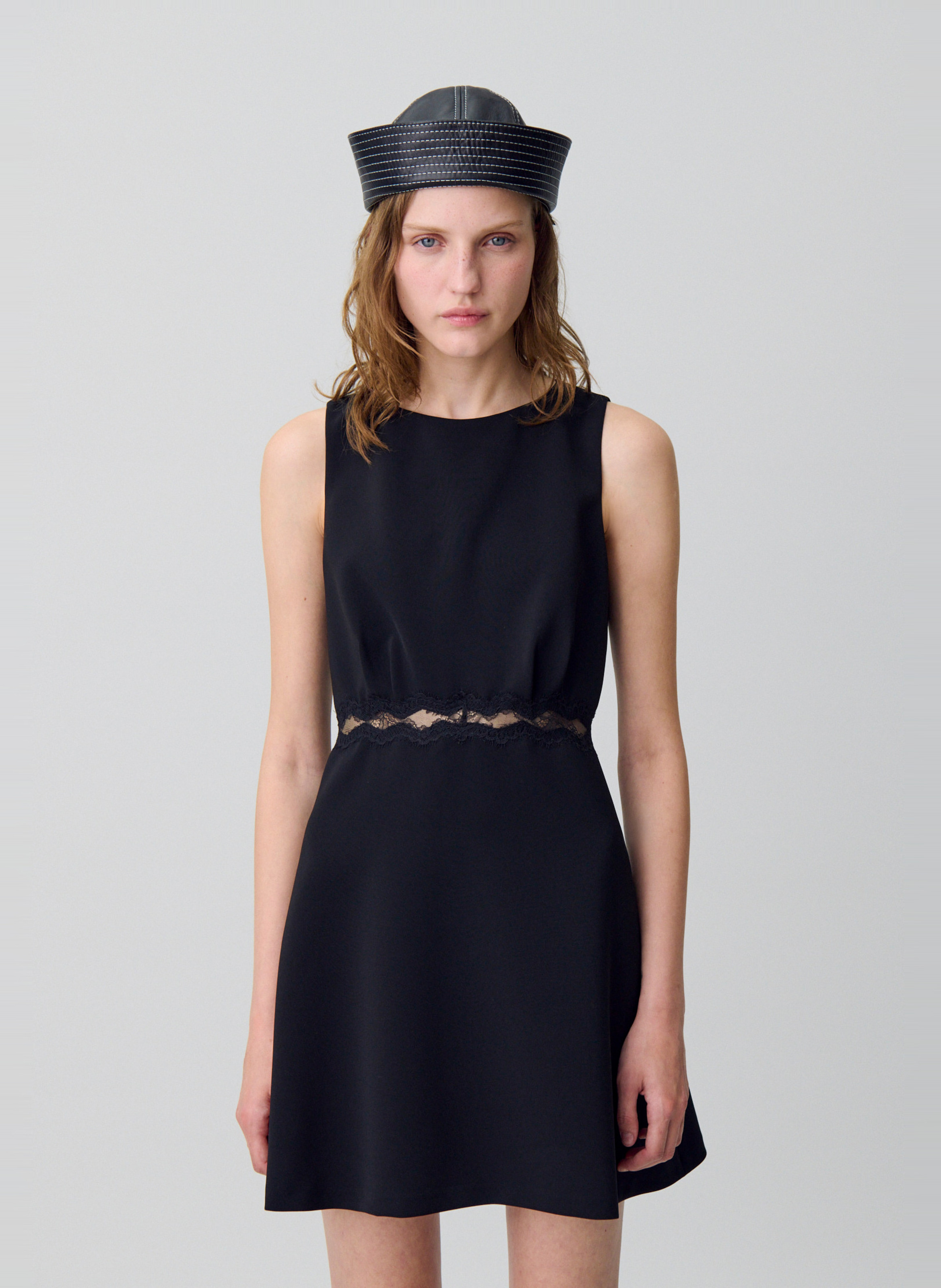 Robe courte col rond CLAUDIE PIERLOT Noir