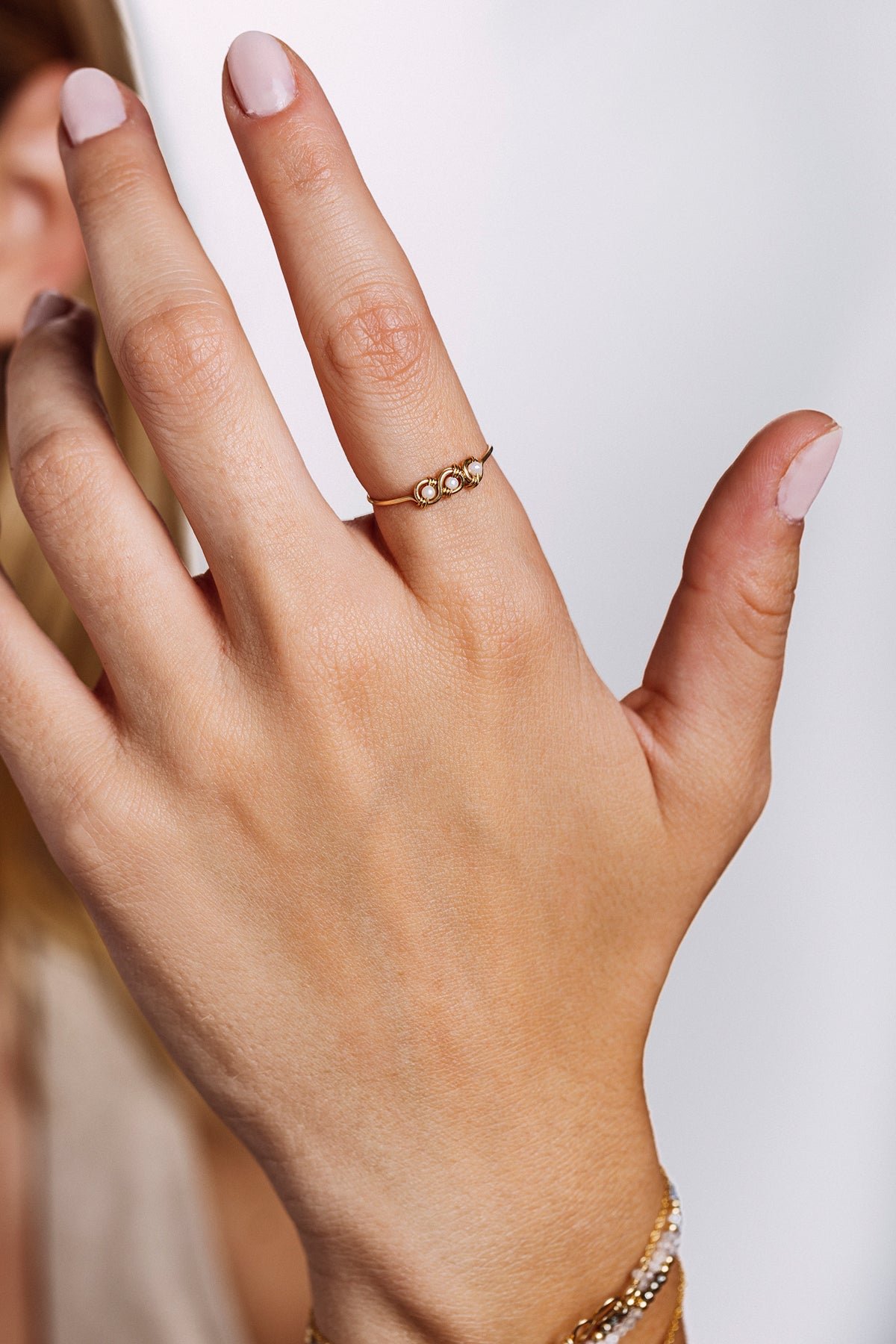 Isis Pearl Ring YAY Golden