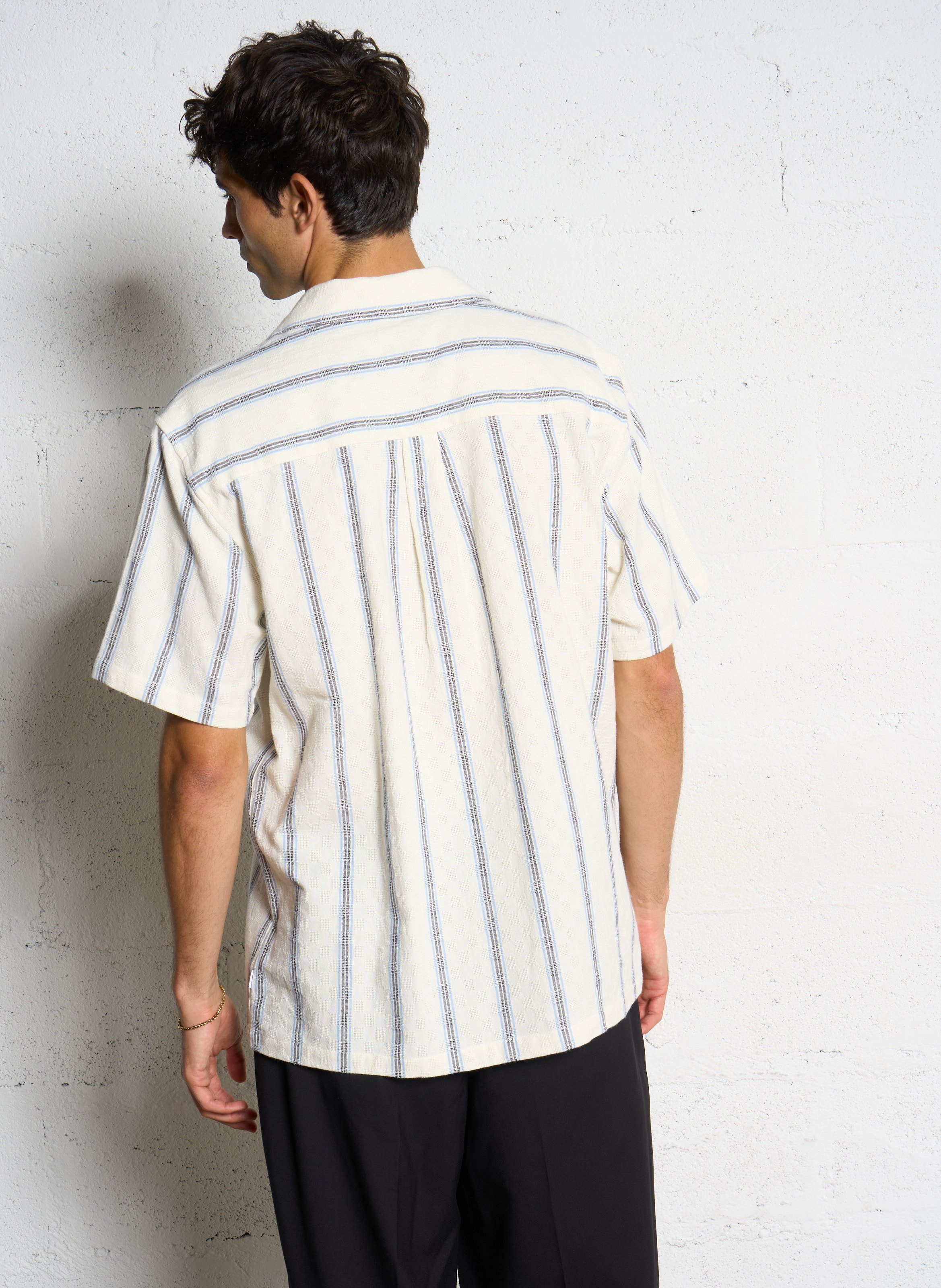 Effen overhemd Colonel LES DEUX Beige