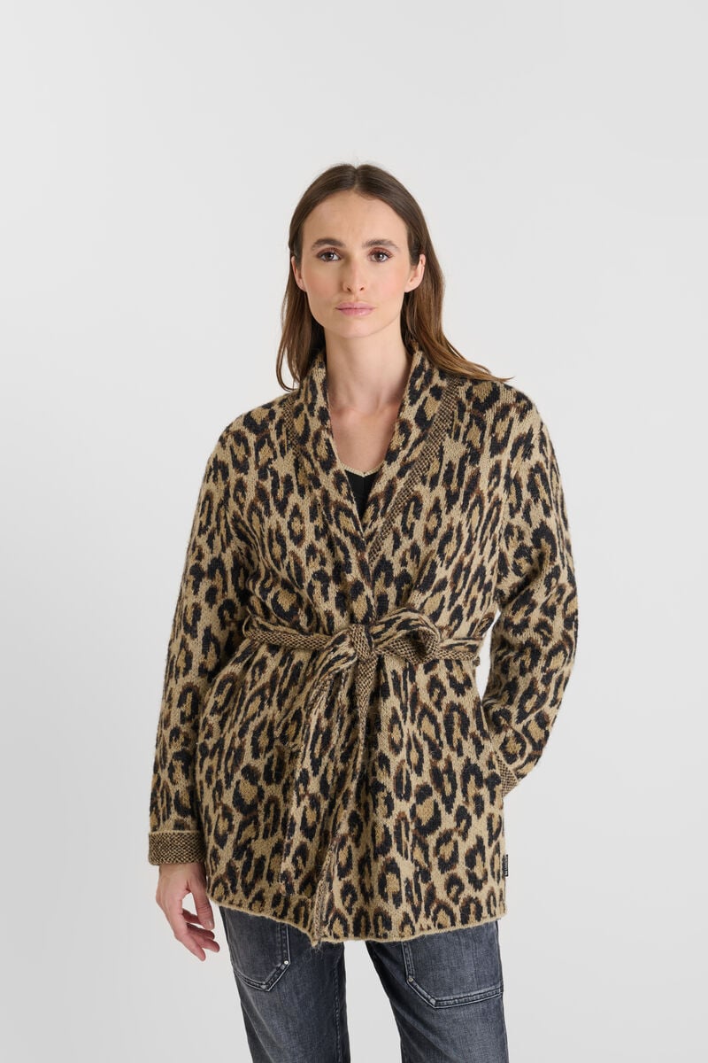 Cardigan LE TEMPS DES CERISES Brown