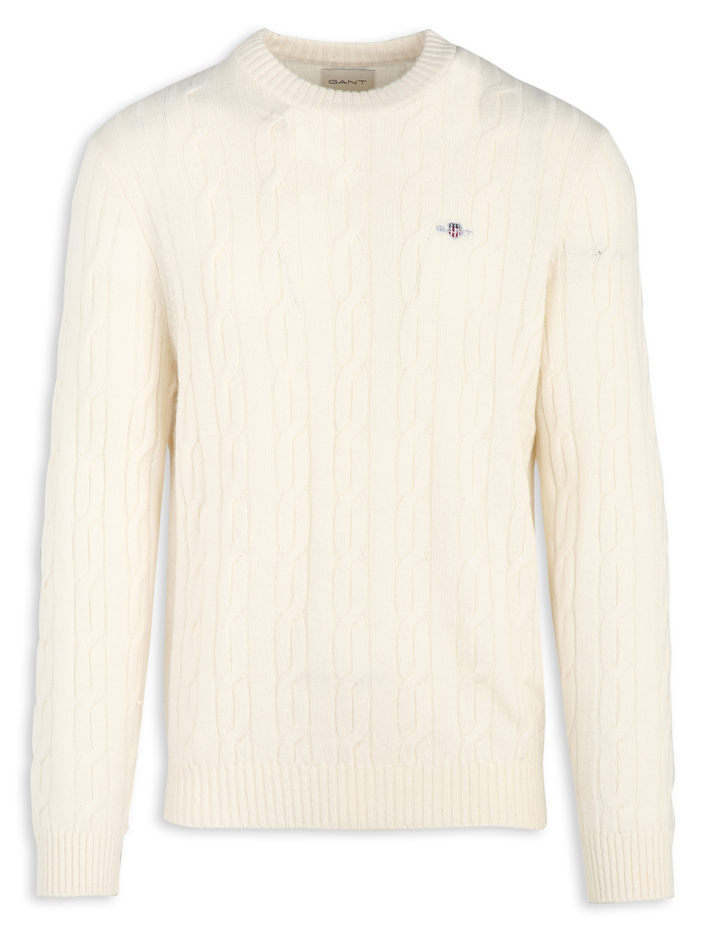 Woleg round-neck oversized wool sweater GANT Beige