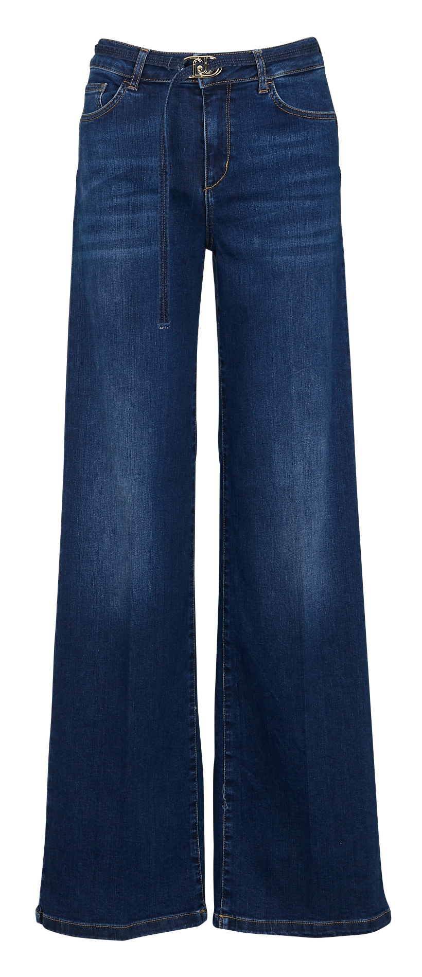 Ausgewaschene Bootcut-Jeans LIU JO Blau