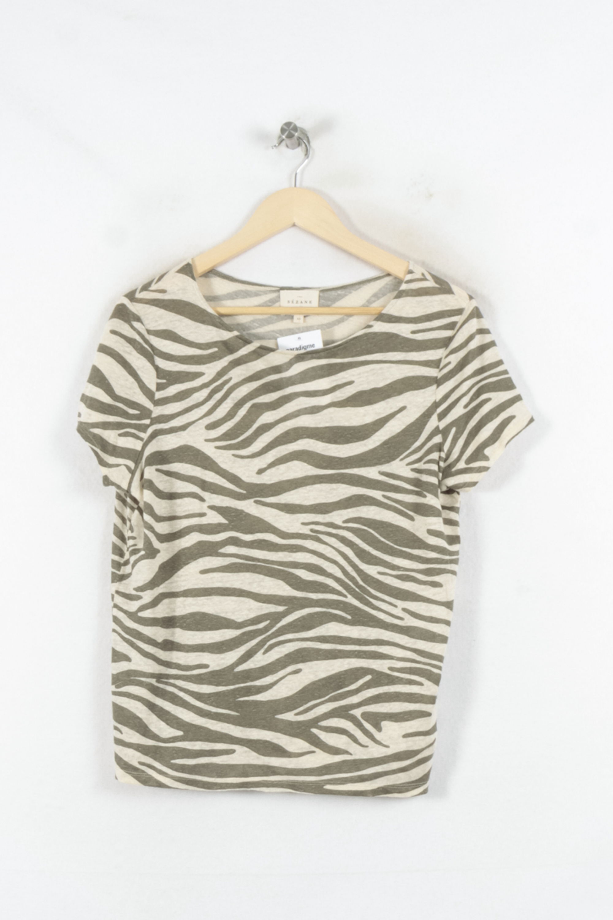 Tommy Badge T-shirt SEZANE - Seconde main Multicolored