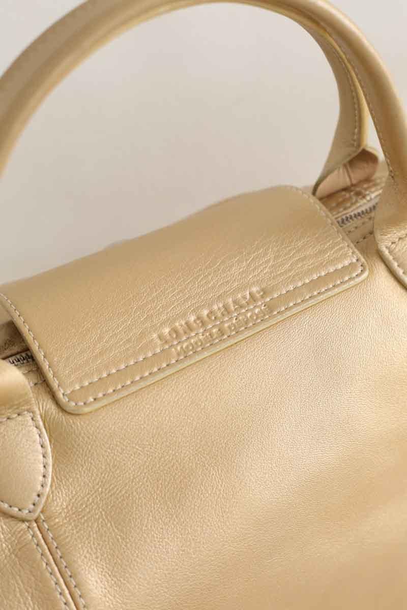 Handbag LONGCHAMP - Seconde Main Golden