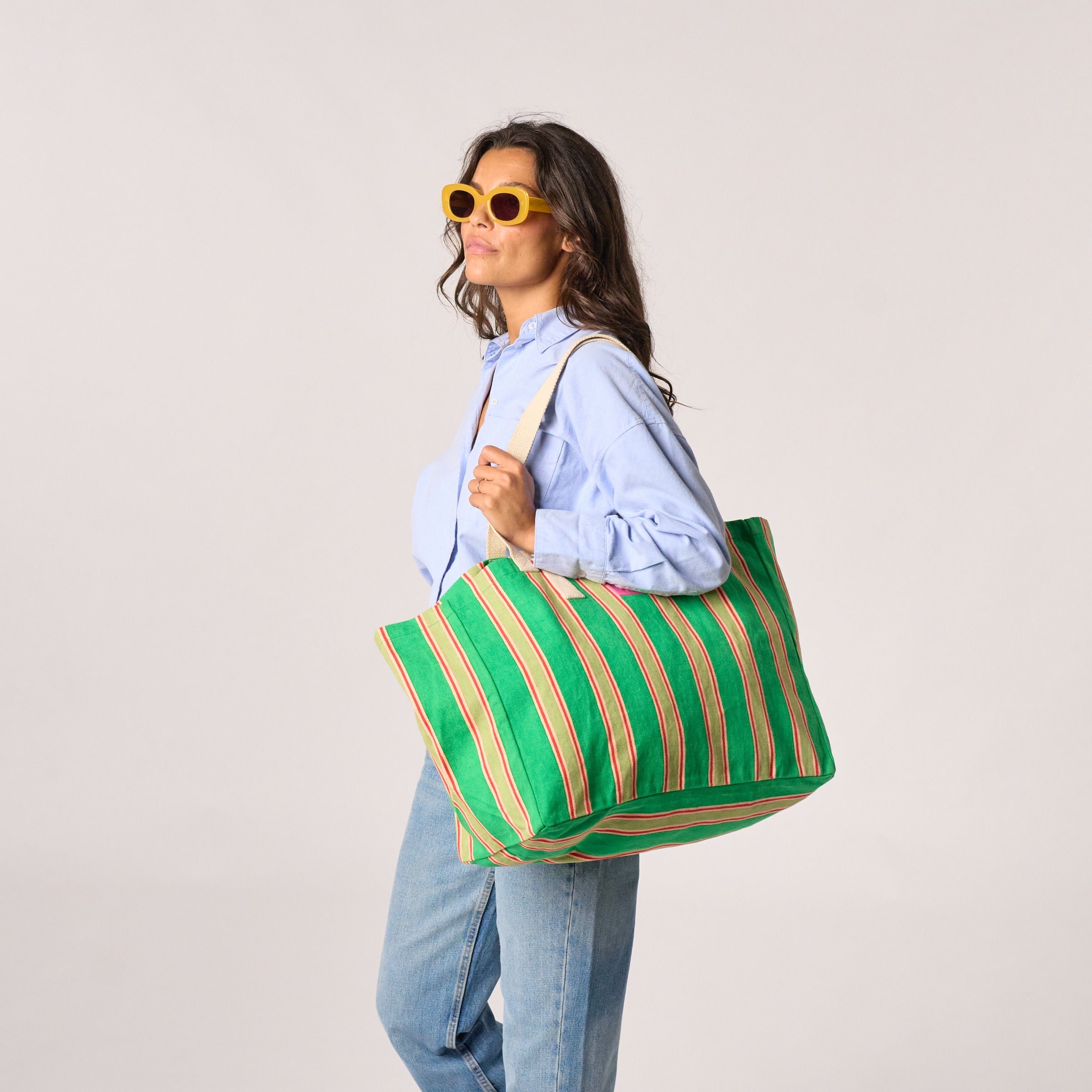 Organic cotton tote bag BILLYBELT Green