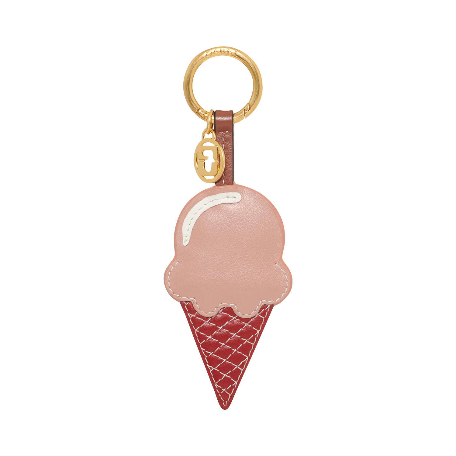 Ice cream leather keychain GERARD DAREL Pink