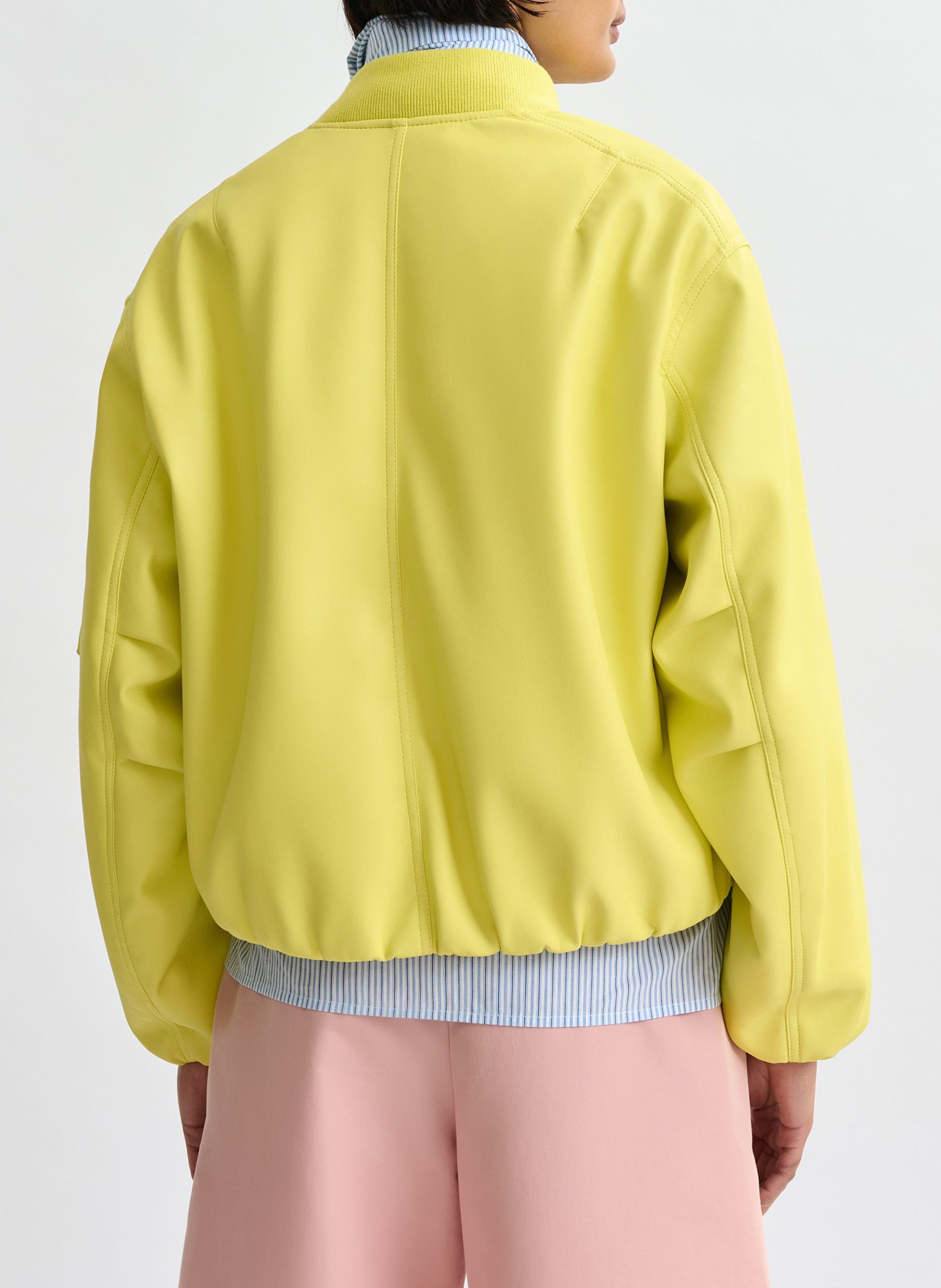 Varsity-collar jacket ESSENTIEL ANTWERP Yellow