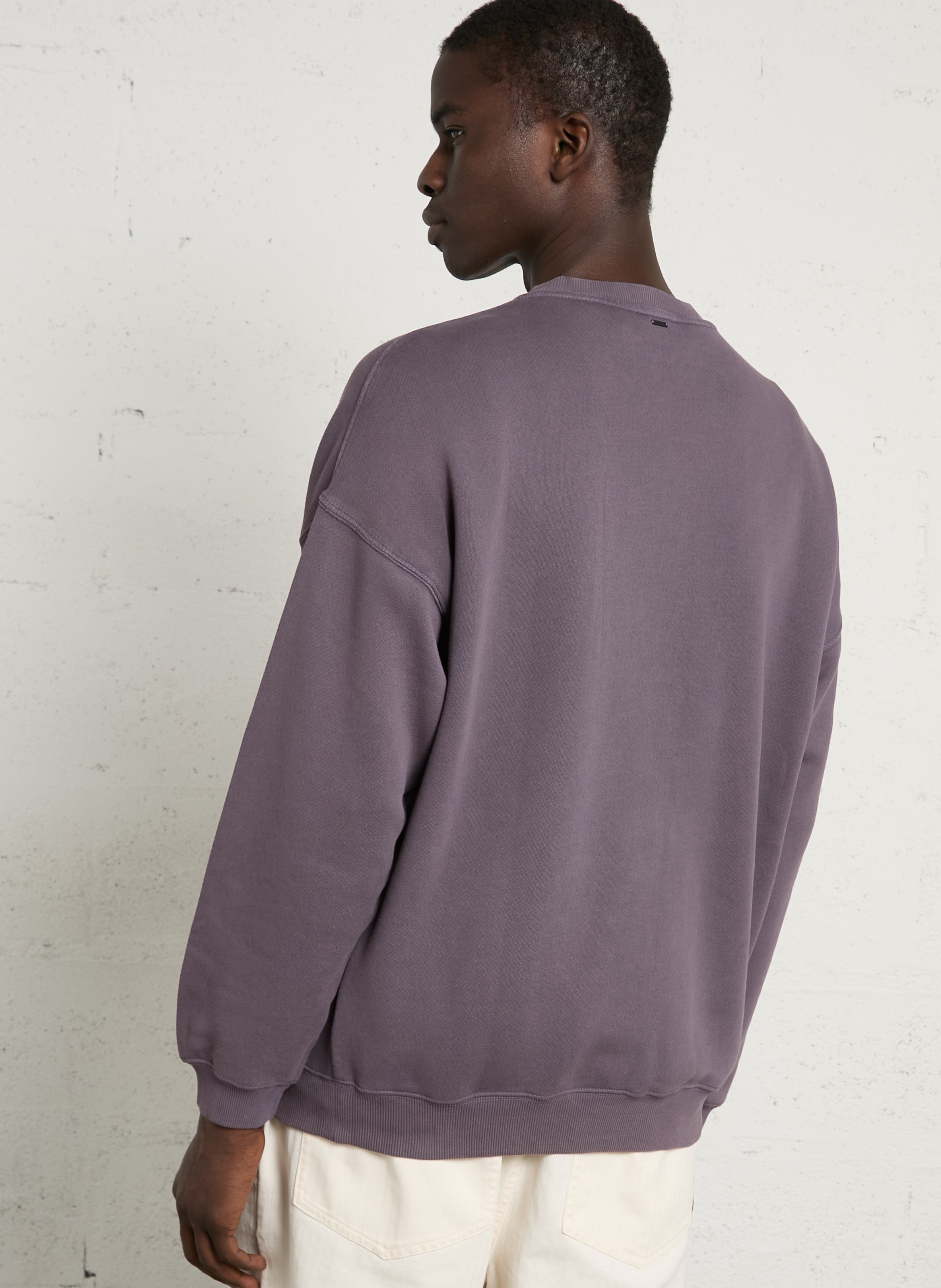 Cotton round-neck sweatshirt IKKS Purple