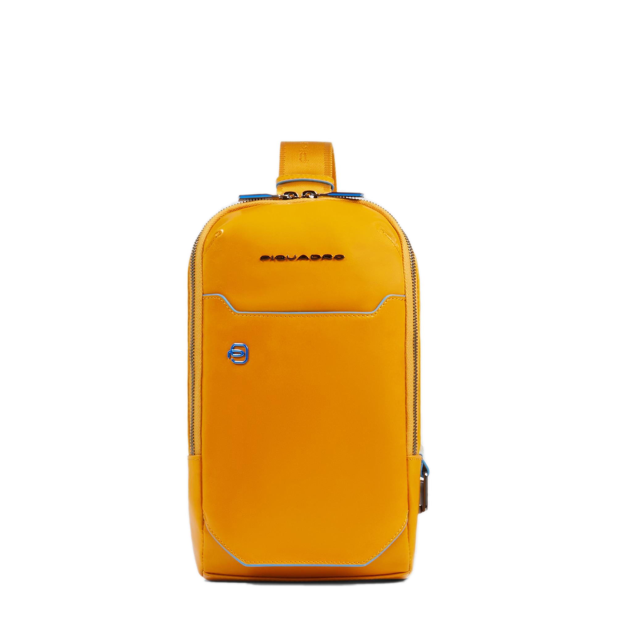 Customizable leather chest bag for iPad® mini PIQUADRO