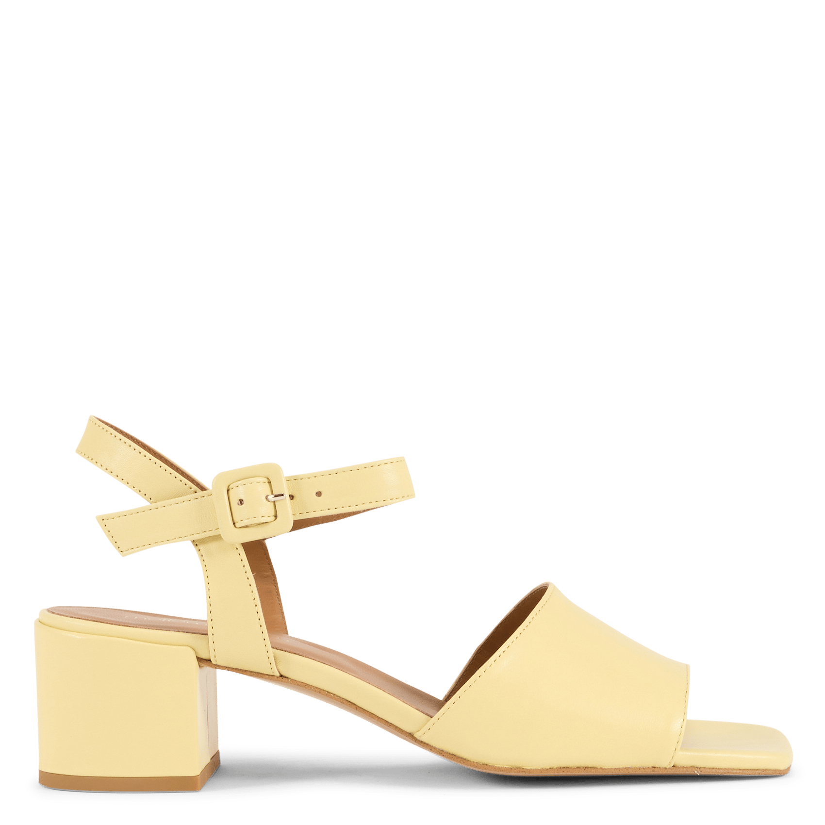 Sandales à talons en cuir brillant MELLOW YELLOW