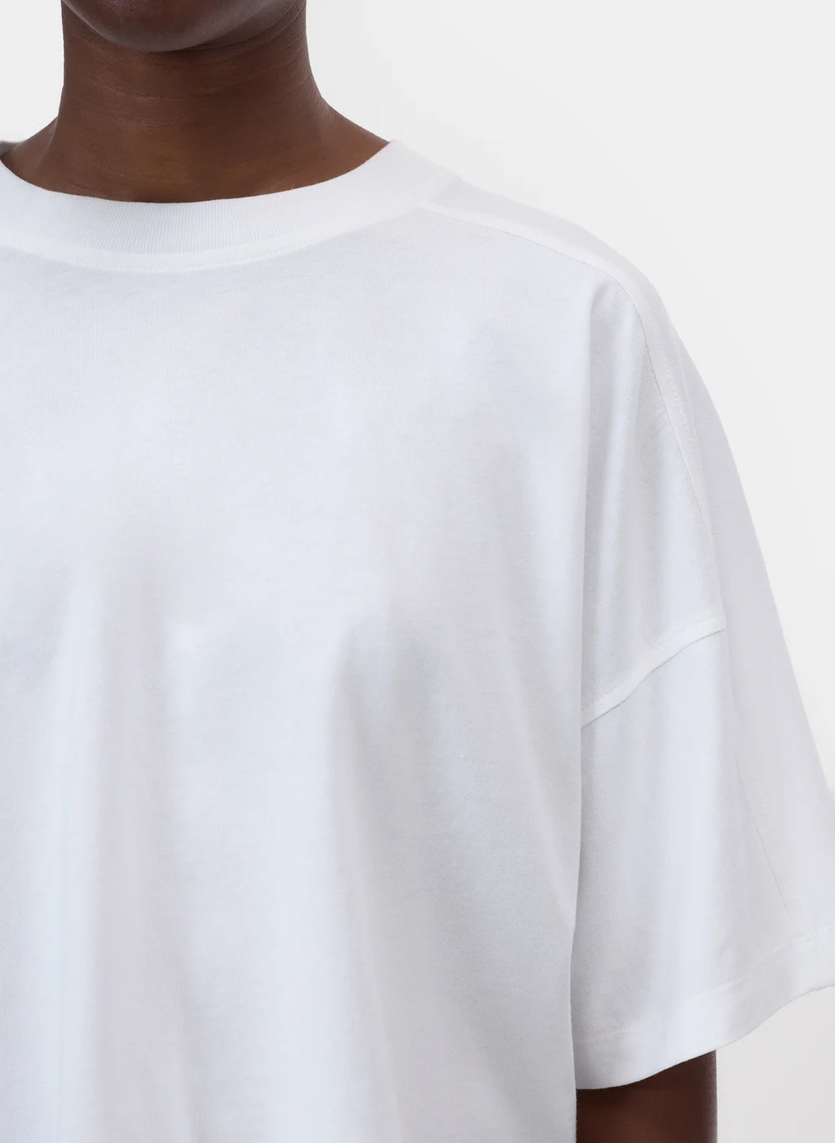 Tee-shirt col rond en coton bio CLOSED Blanc