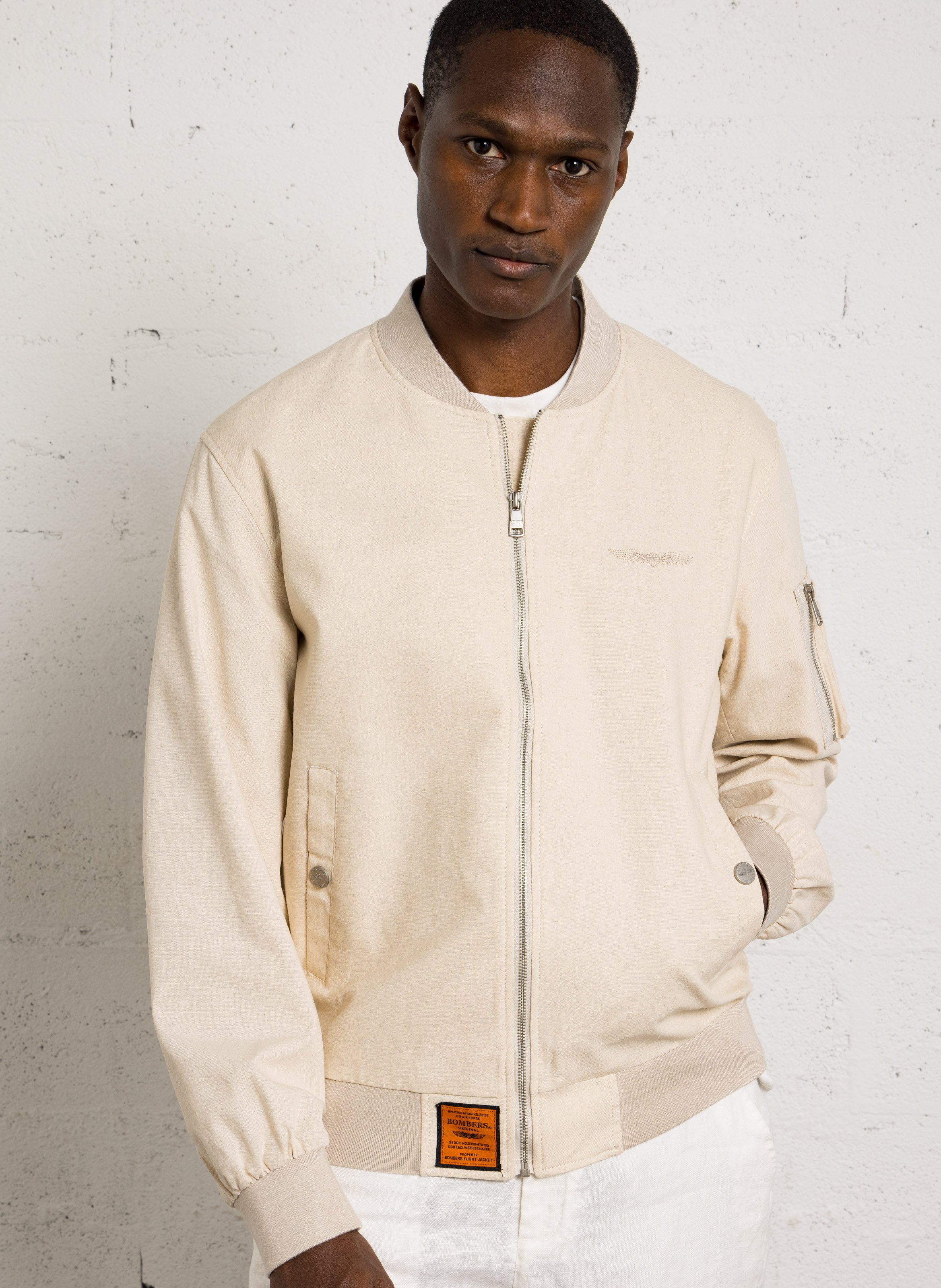 Chaqueta oversize cuello teddy BOMBERS ORIGINAL