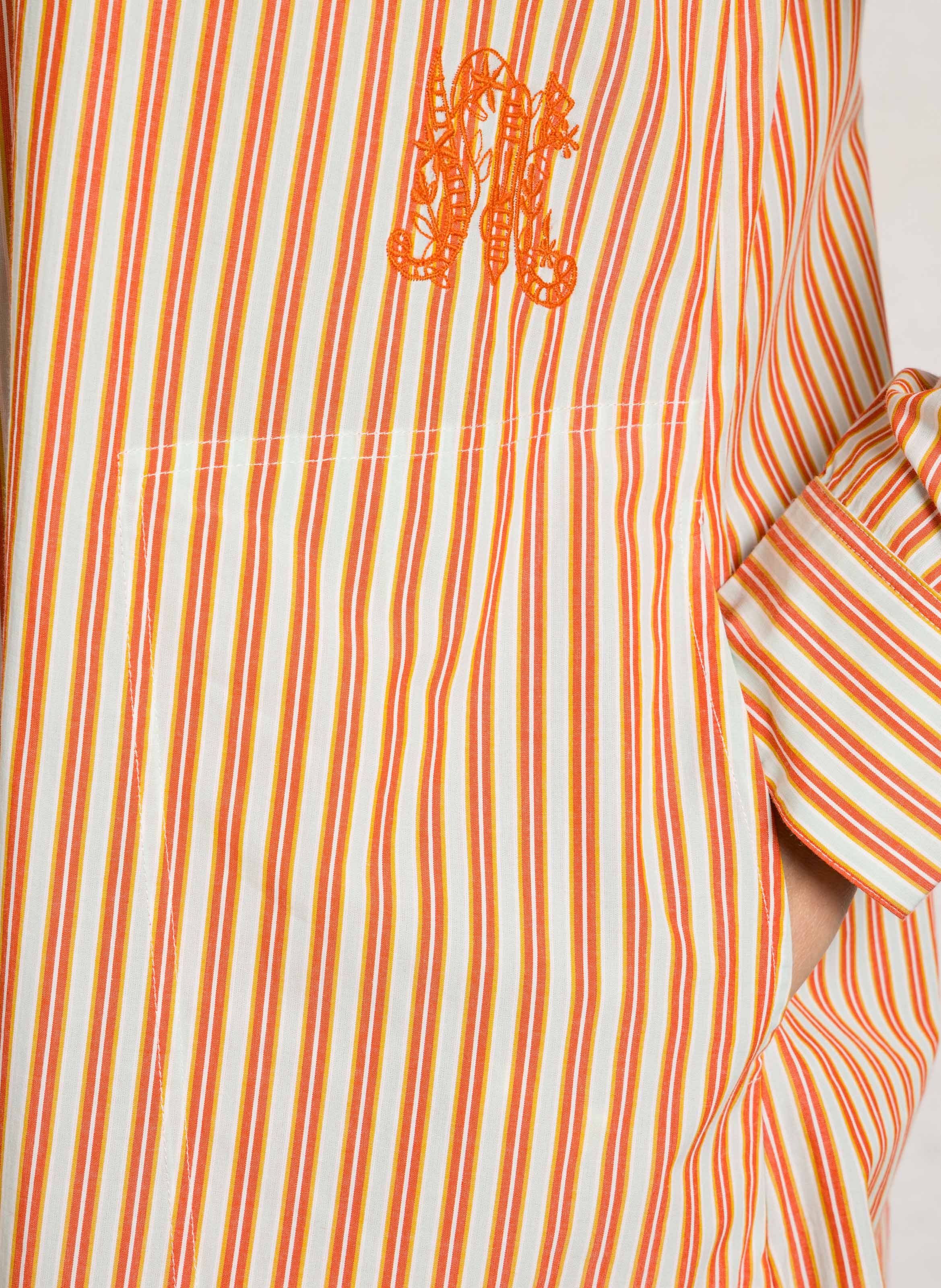 Robe midi col mao  MOISMONT Rouge